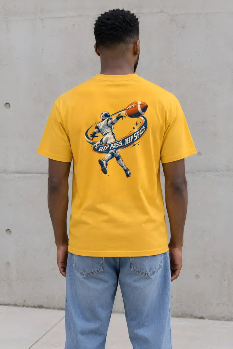 “Deep Pass, Deep Space” Heavyweight Unisex Crewneck T-shirt