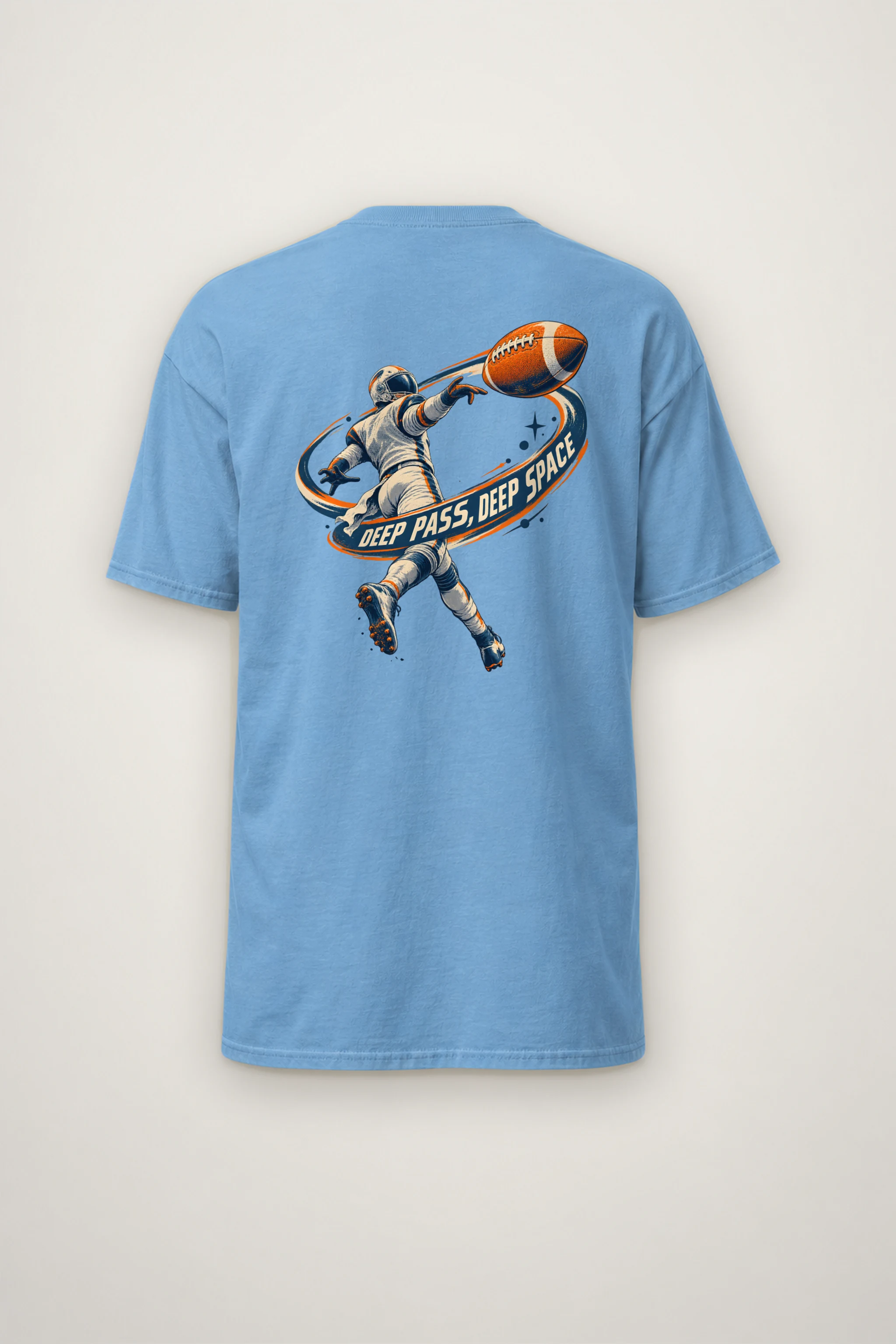 "Deep Pass, Deep Space" Heavyweight Unisex Crewneck T-shirt