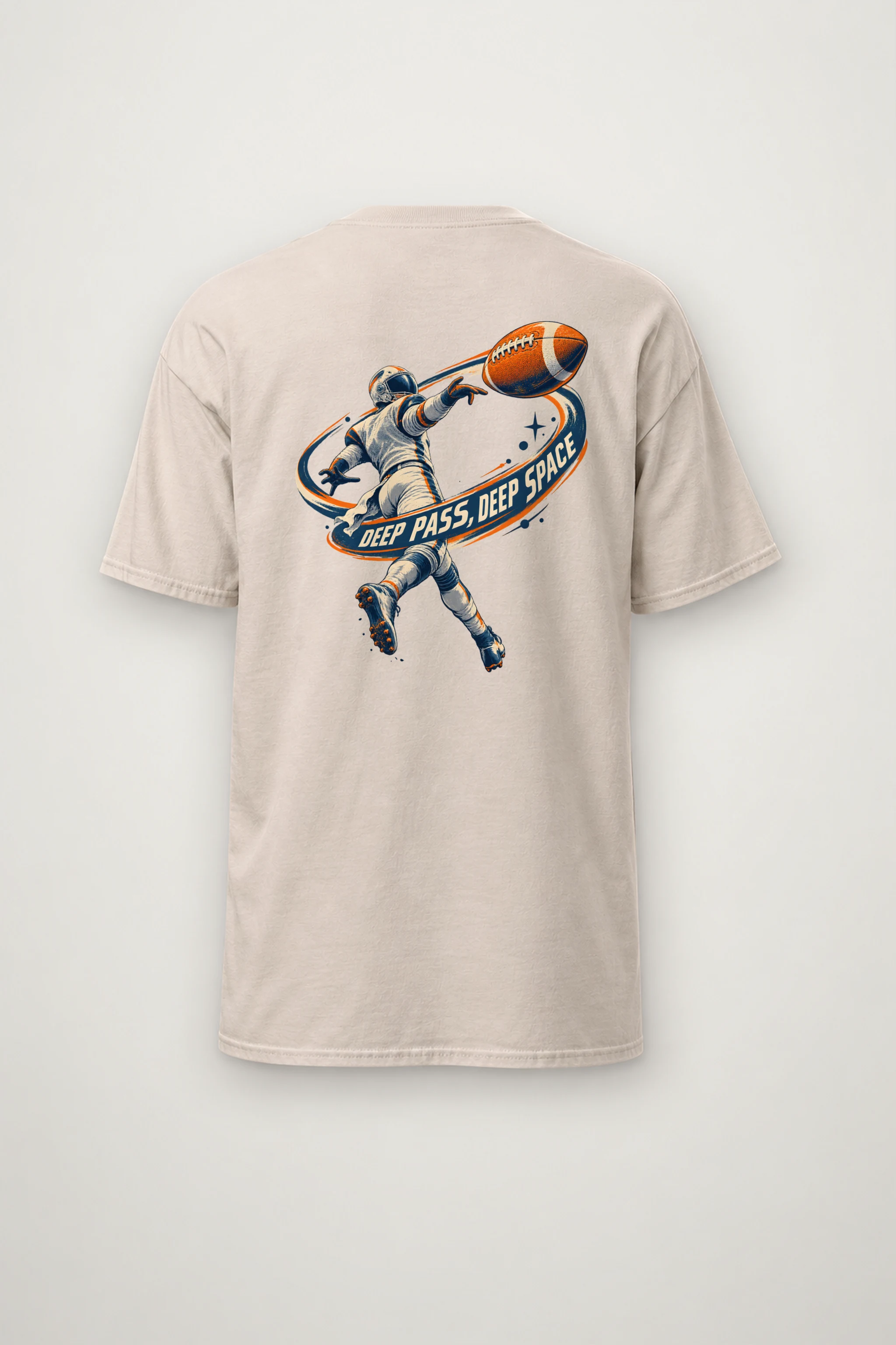 "Deep Pass, Deep Space" Heavyweight Unisex Crewneck T-shirt