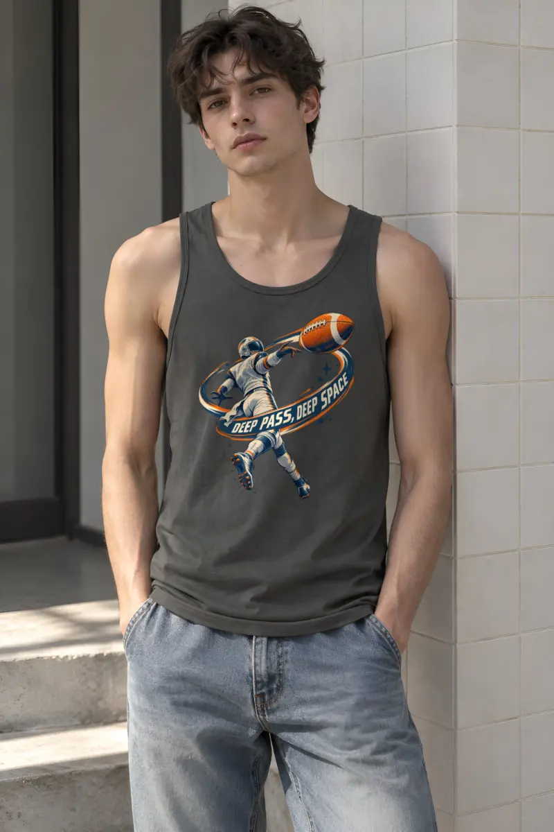 "Deep Pass, Deep Space" Unisex Jersey Tank