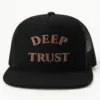 "DEEP TRUST" 5 Panel Trucker Cap · Embroidered