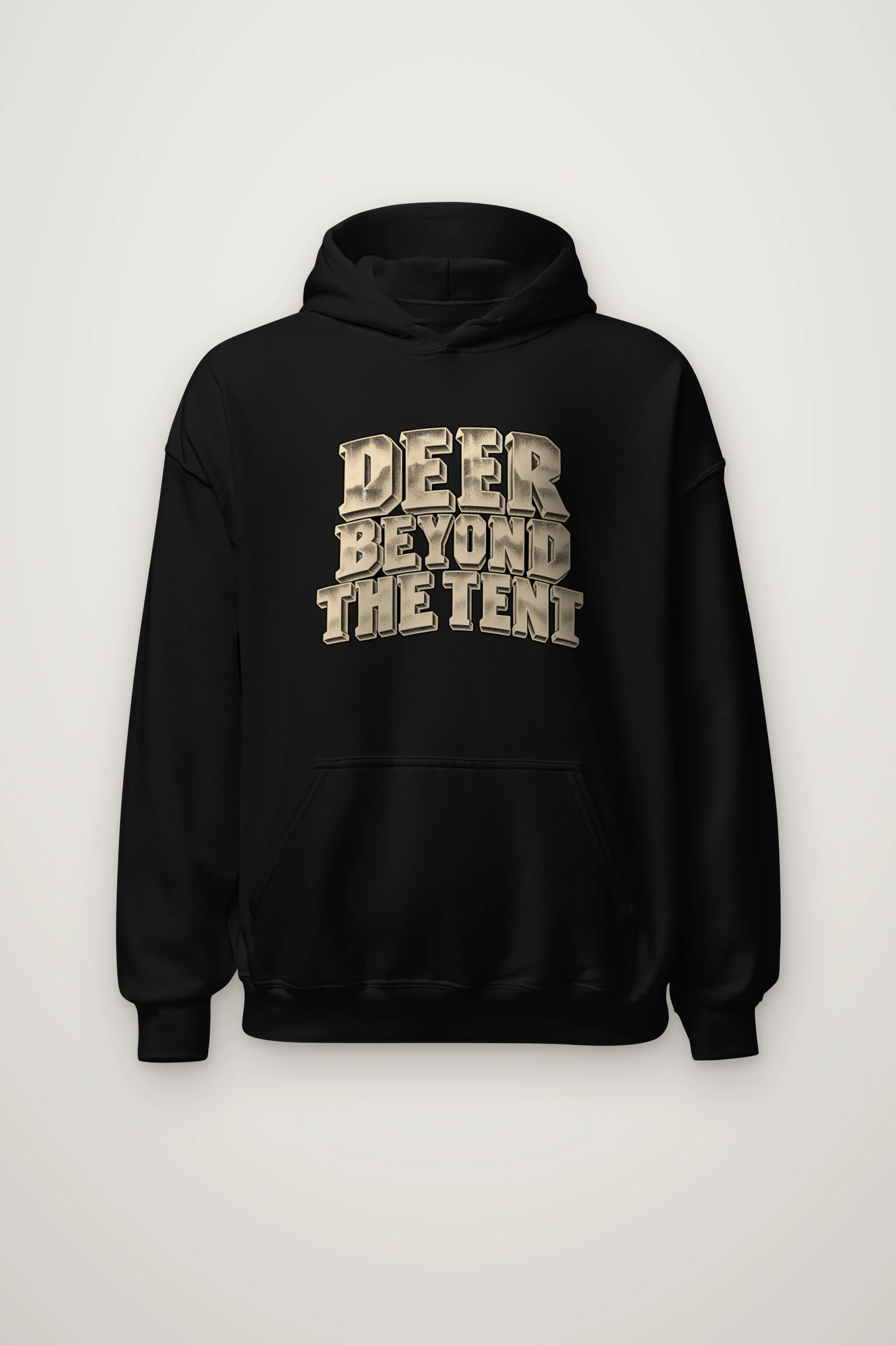 "Deer Beyond The Tent" Heavy Blend Unisex Pullover Hoodie