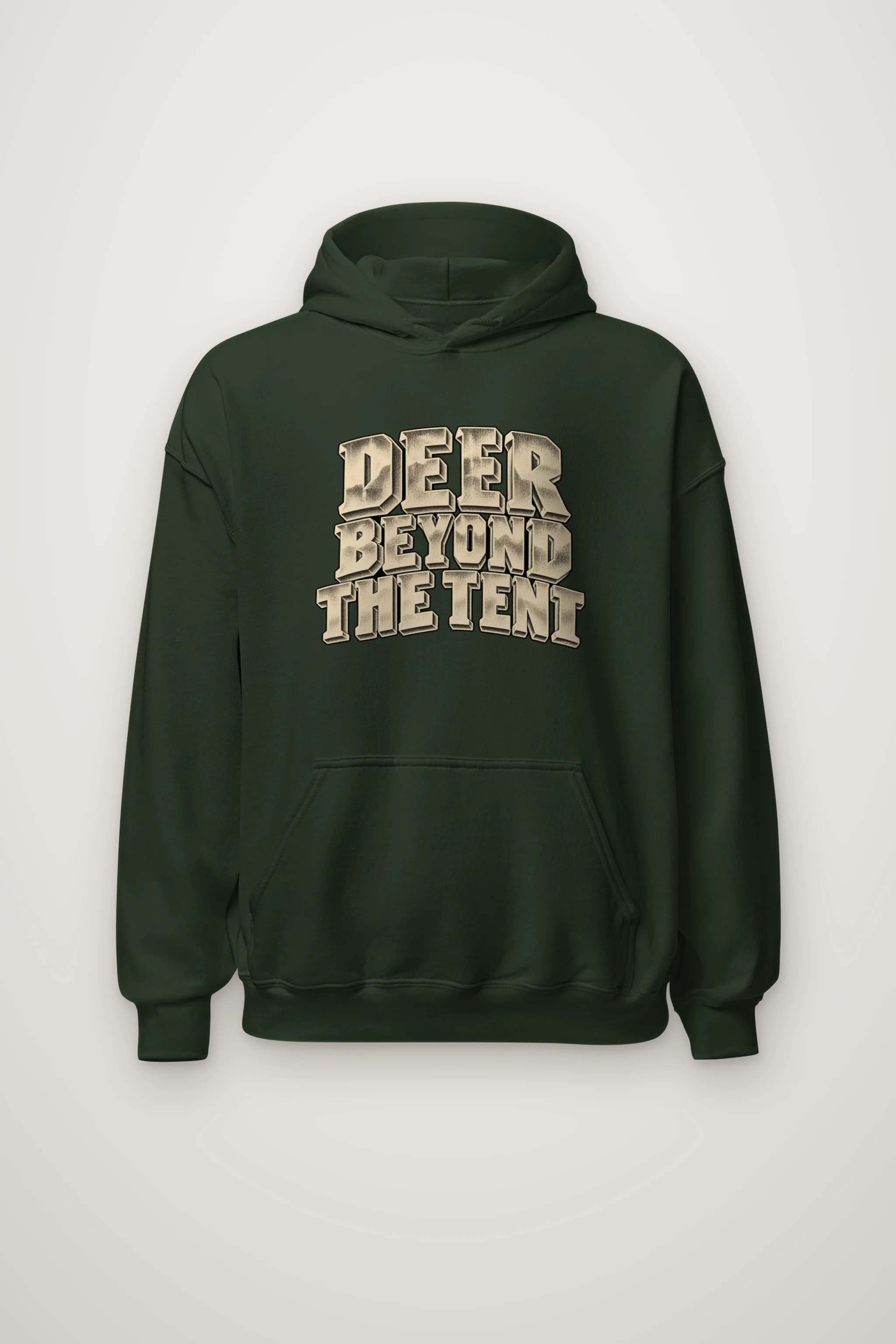 "Deer Beyond The Tent" Heavy Blend Unisex Pullover Hoodie