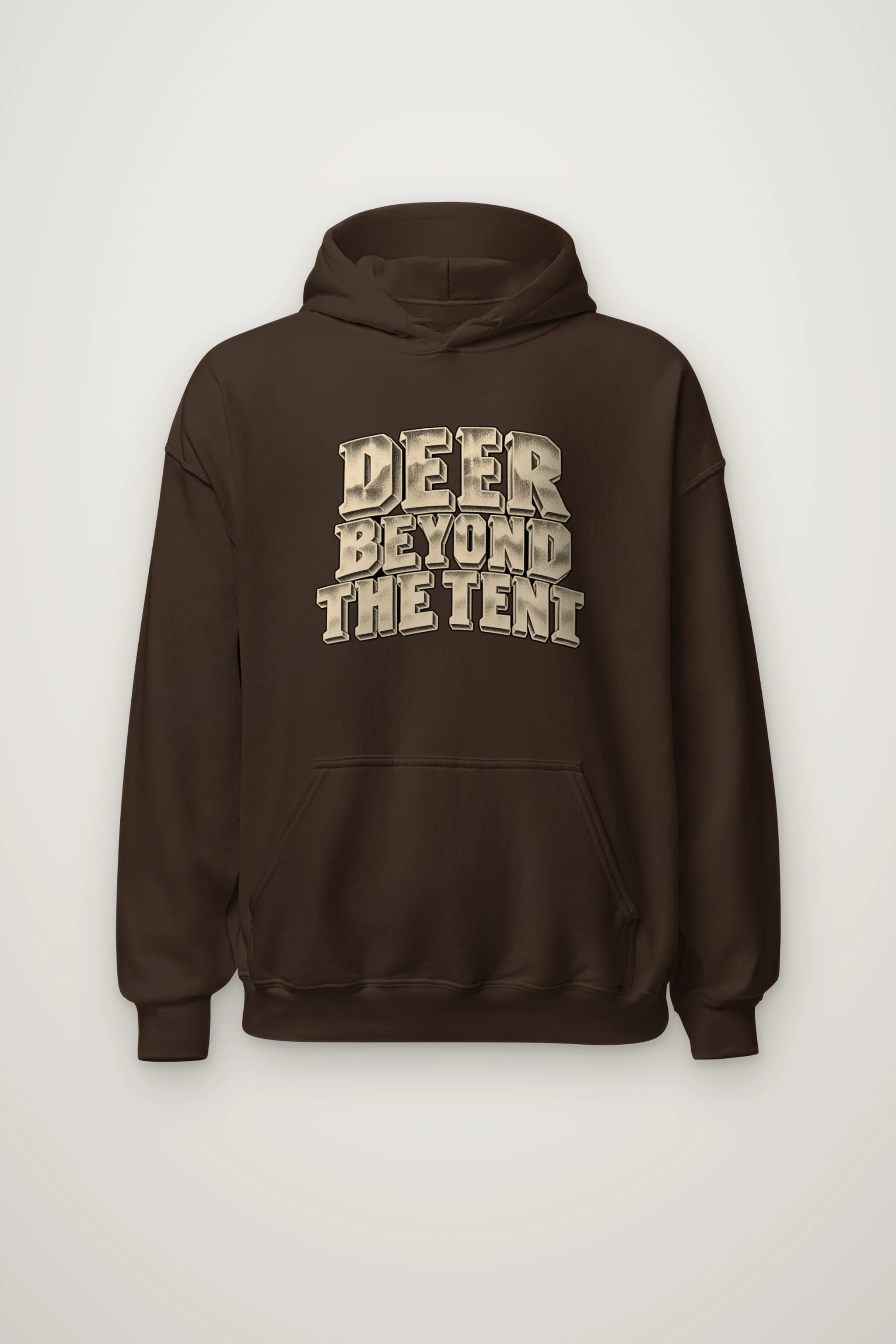 "Deer Beyond The Tent" Heavy Blend Unisex Pullover Hoodie