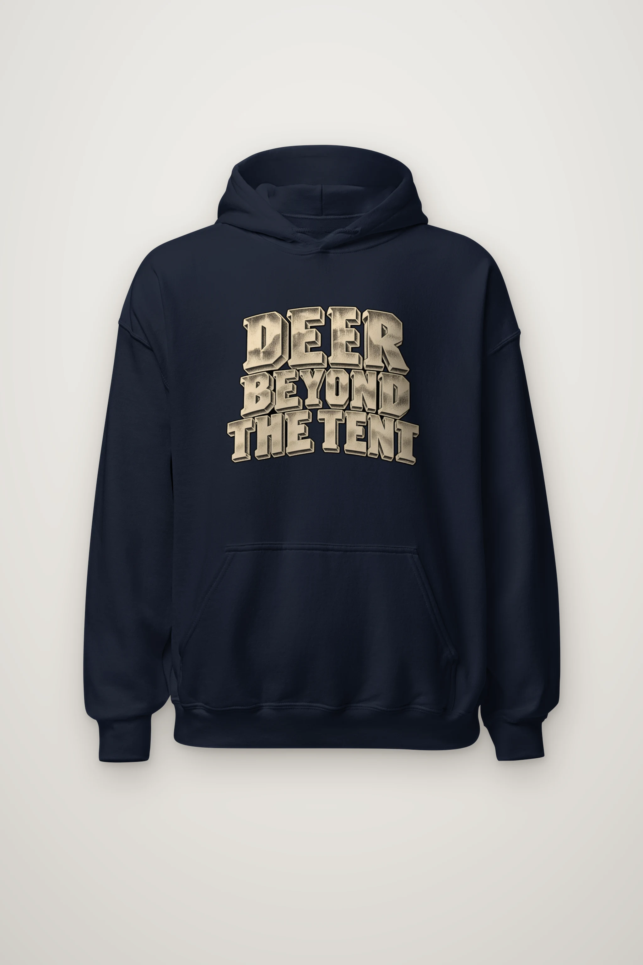 "Deer Beyond The Tent" Heavy Blend Unisex Pullover Hoodie