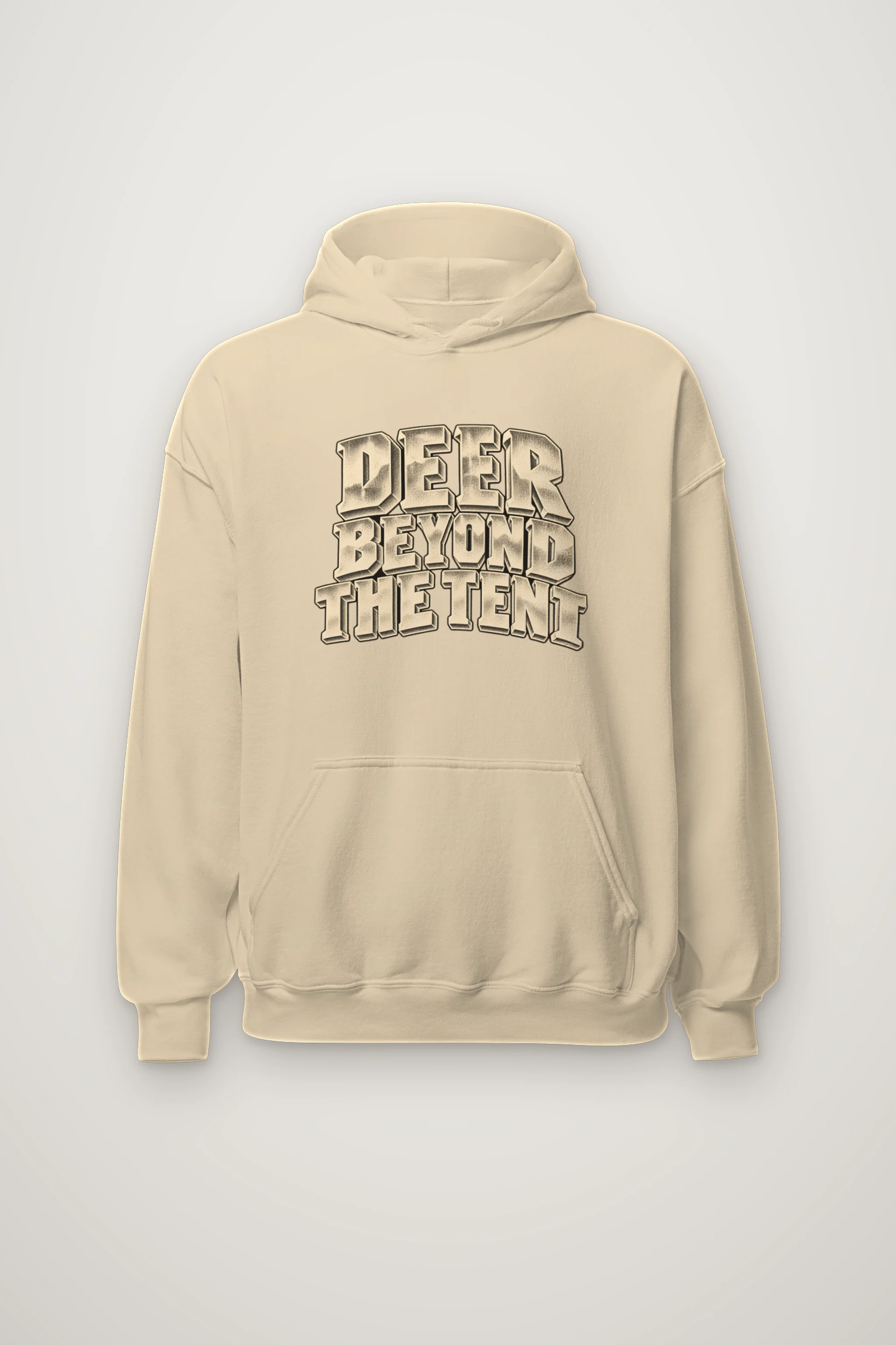 "Deer Beyond The Tent" Heavy Blend Unisex Pullover Hoodie