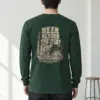 "Deer Beyond the Tent" Unisex Longsleeve T-shirt