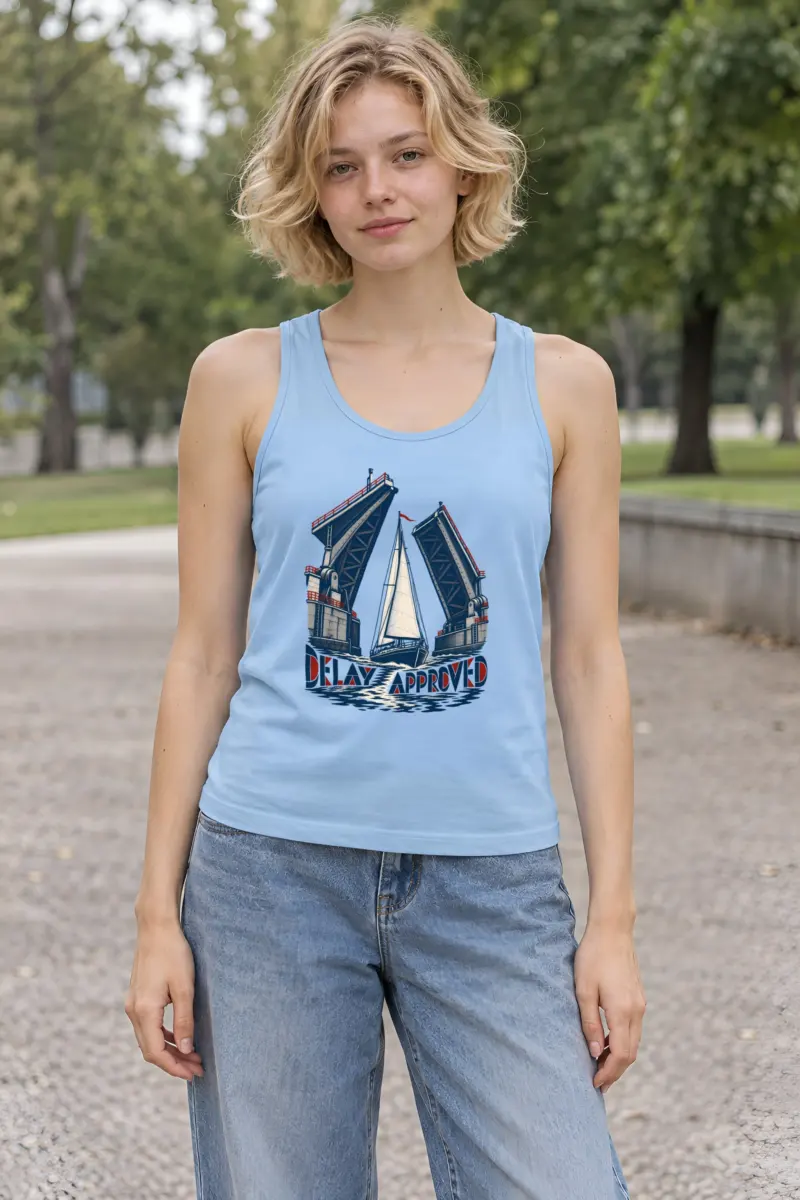 "Delay Approved" Unisex Jersey Tank