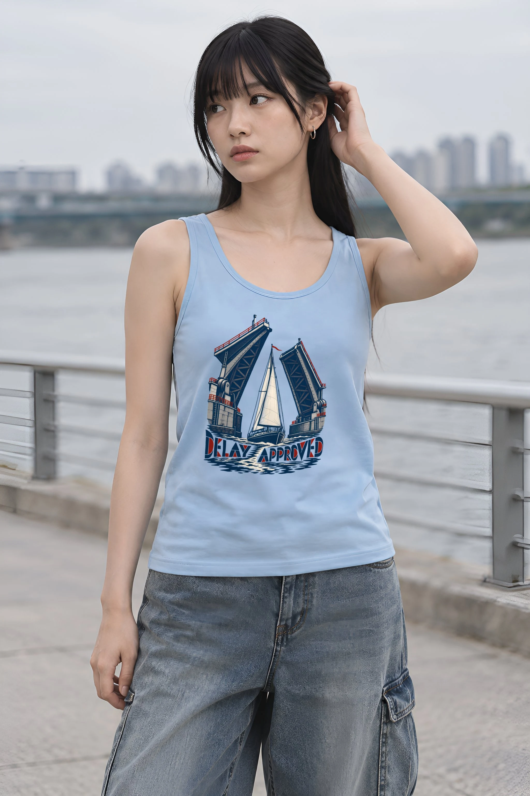 "Delay Approved" Unisex Jersey Tank
