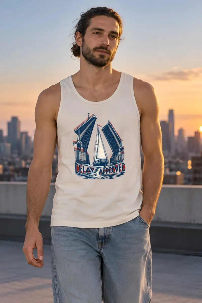 "Delay Approved" Unisex Jersey Tank