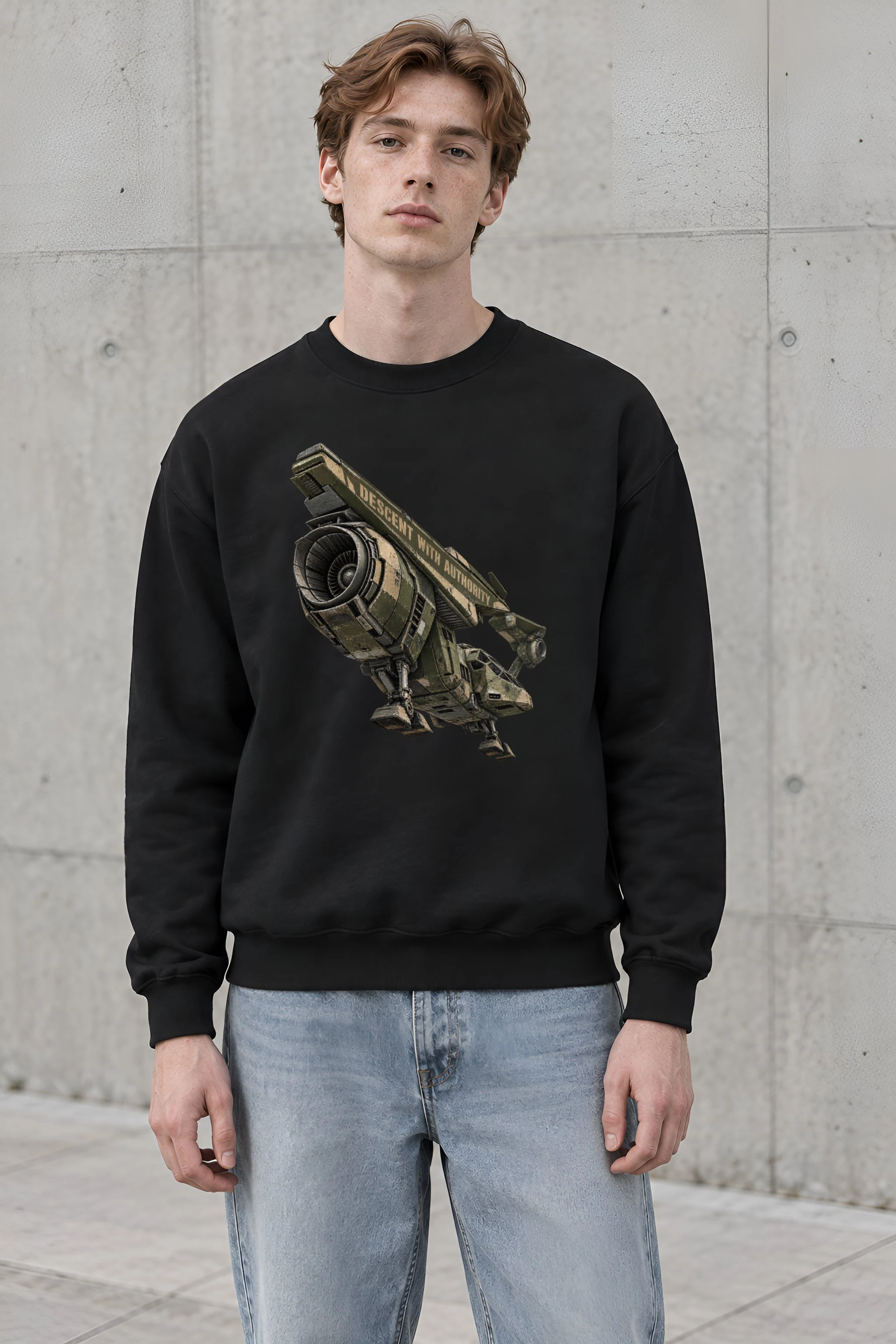 "Descent With Authority" Heavy Blend Unisex Crewneck Sweatshirt
