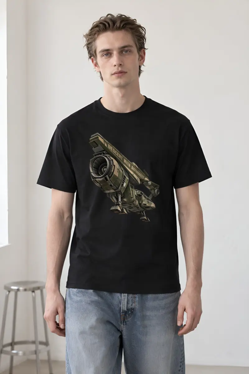 “Descent With Authority” Heavyweight Unisex Crewneck T-shirt