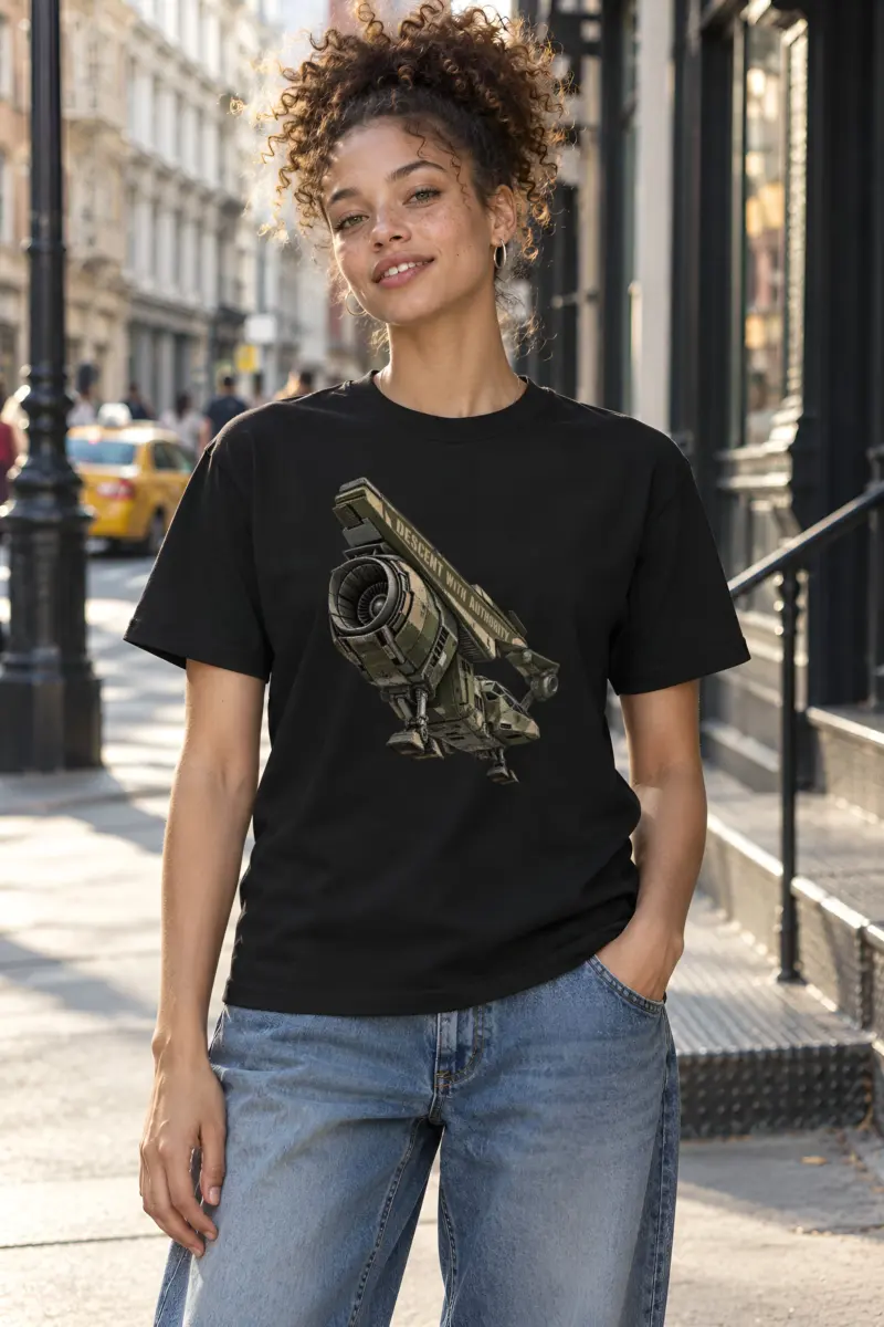 "Descent With Authority" Heavyweight Unisex Crewneck T-shirt