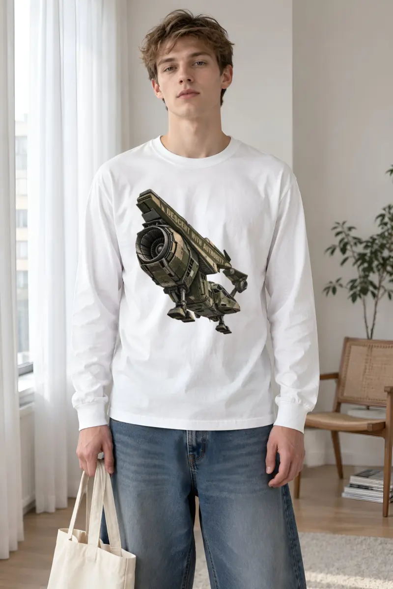 “Descent With Authority” Unisex Longsleeve T-shirt