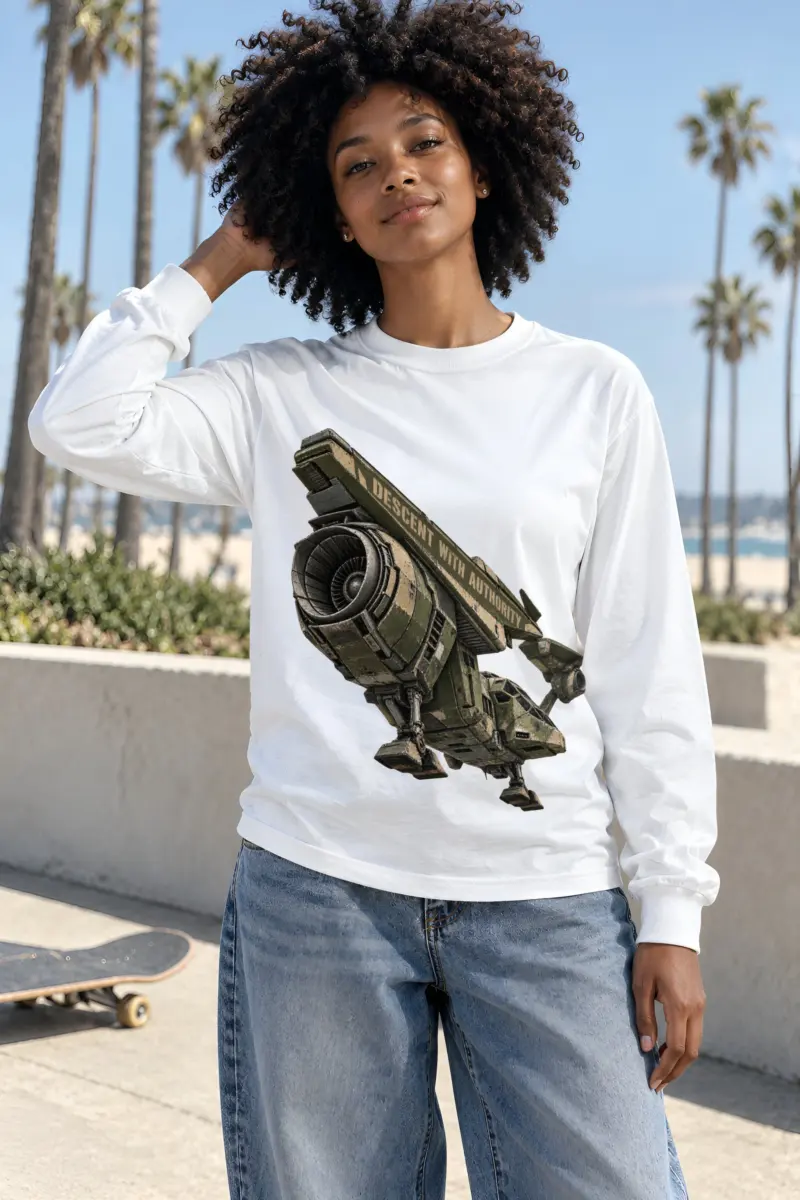 "Descent With Authority" Unisex Longsleeve T-shirt