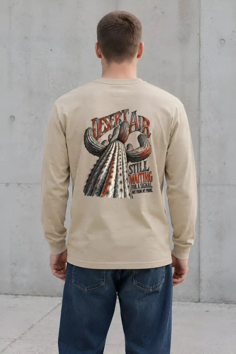 "Desert Air Saguaro" Unisex Longsleeve T-shirt