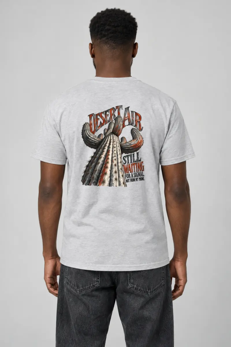“Desert Air Still Waiting” Heavyweight Unisex Crewneck T-shirt