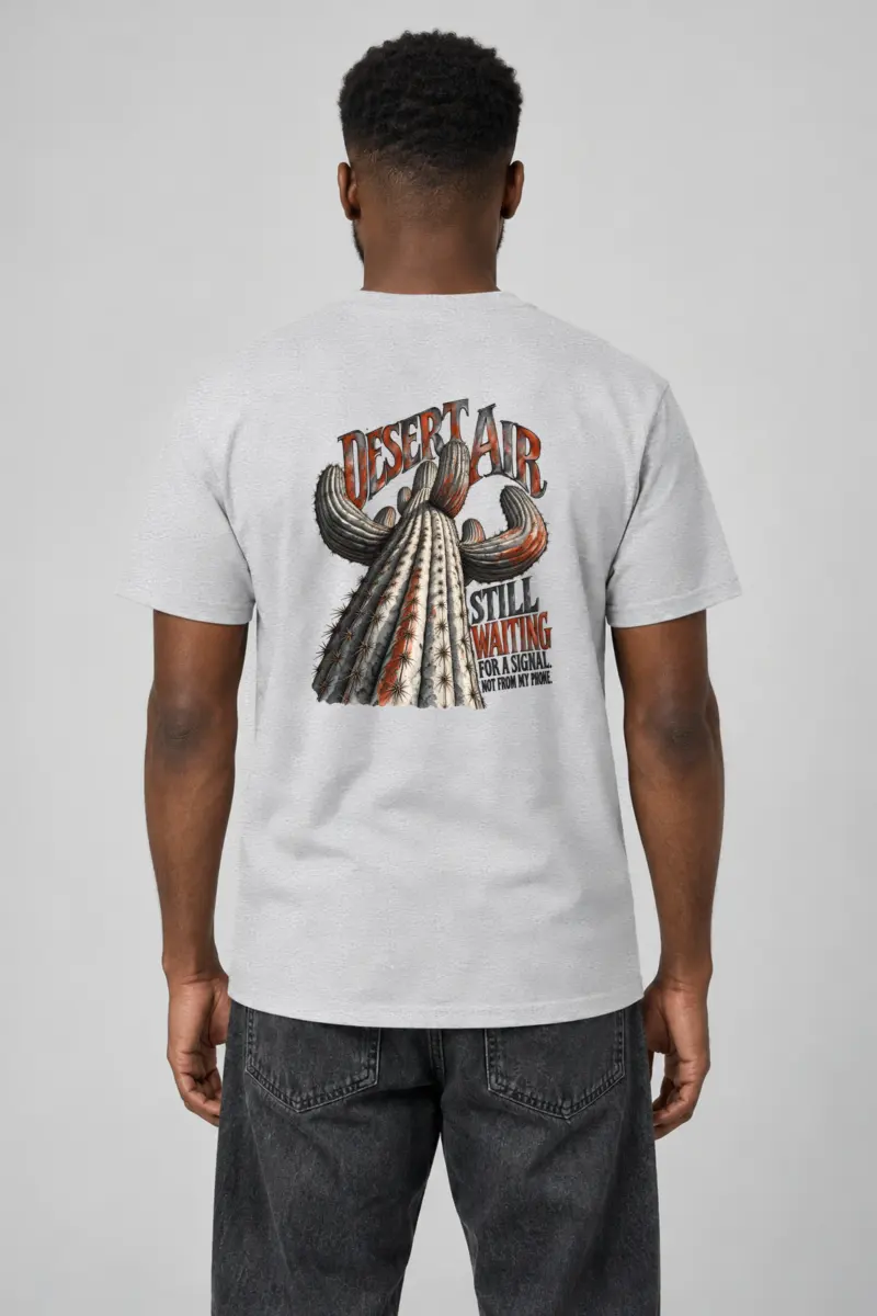"Desert Air Still Waiting" Heavyweight Unisex Crewneck T-shirt