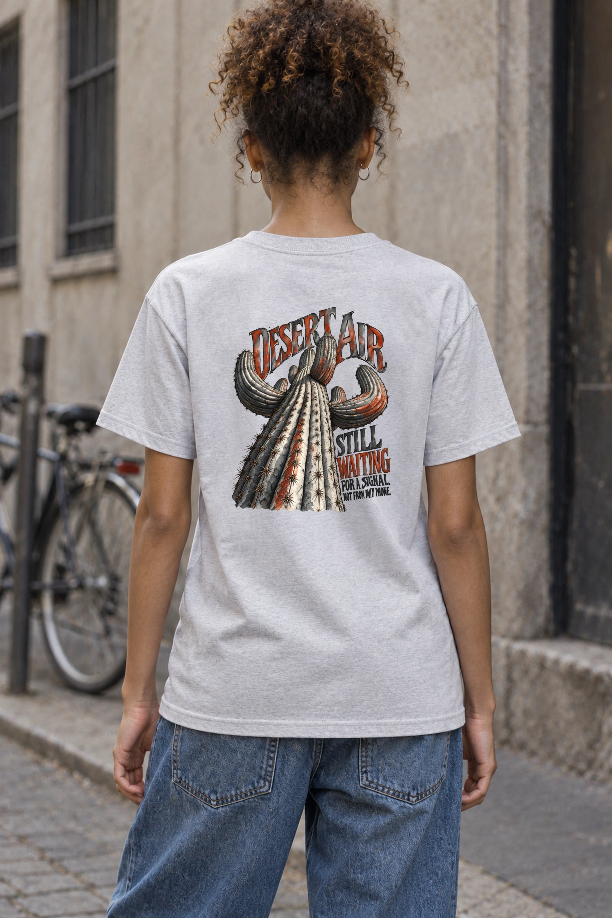 "Desert Air Still Waiting" Heavyweight Unisex Crewneck T-shirt