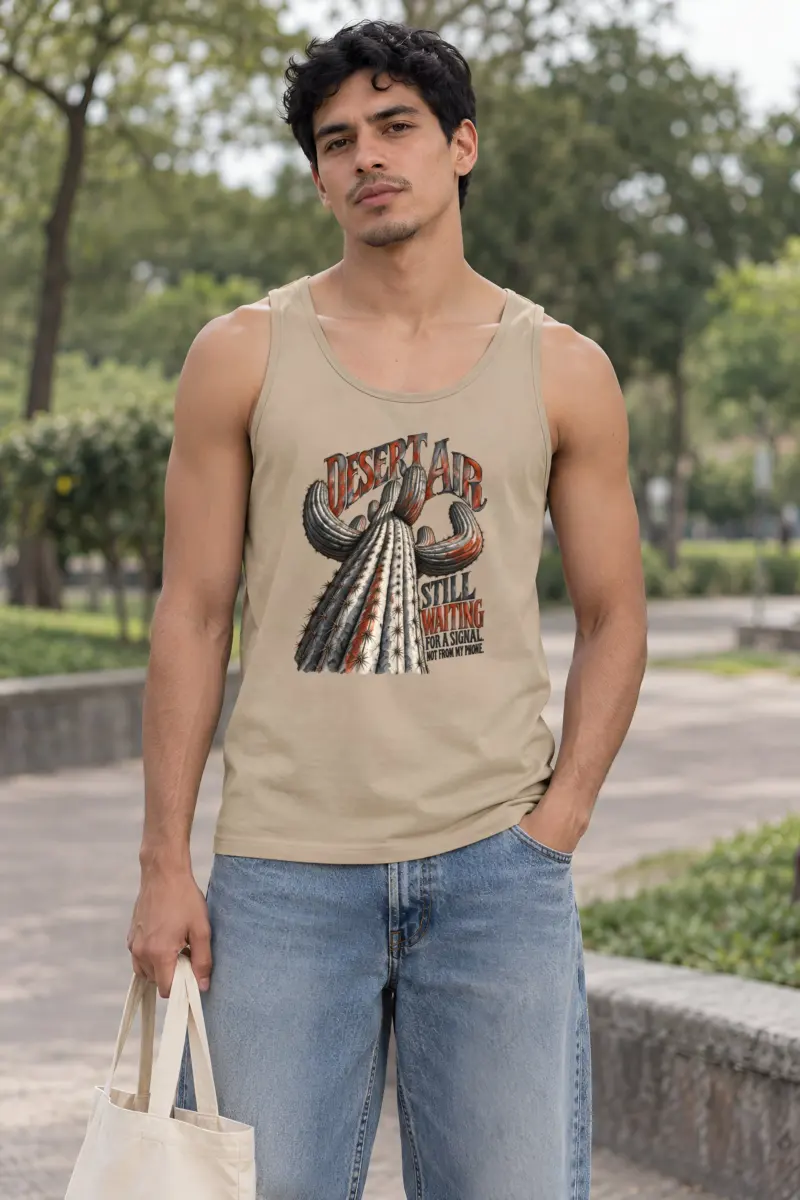 "Desert Air Still Waiting" Unisex Jersey Tank