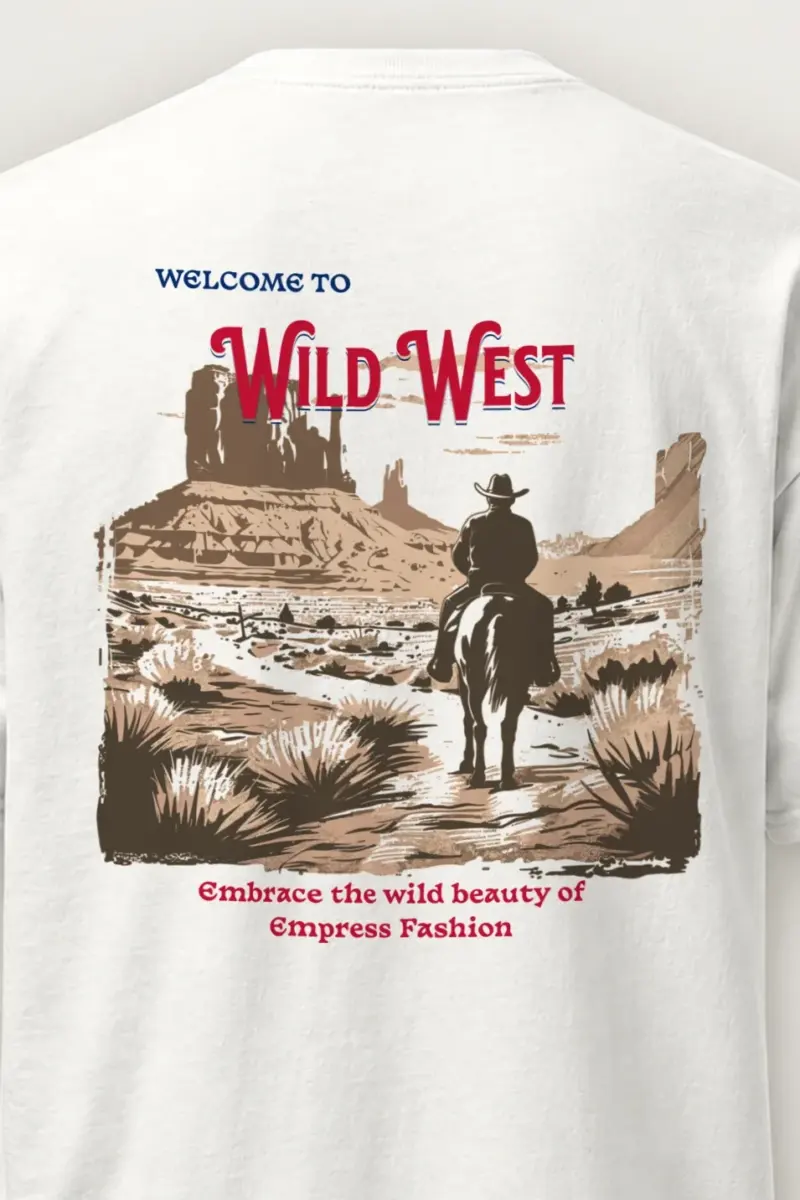 "Desert Horseback Rider" Heavyweight Unisex Crewneck T-shirt