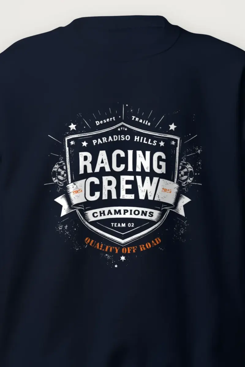 "Desert Trails Racing Crew" Heavy Blend Unisex Crewneck Sweatshirt