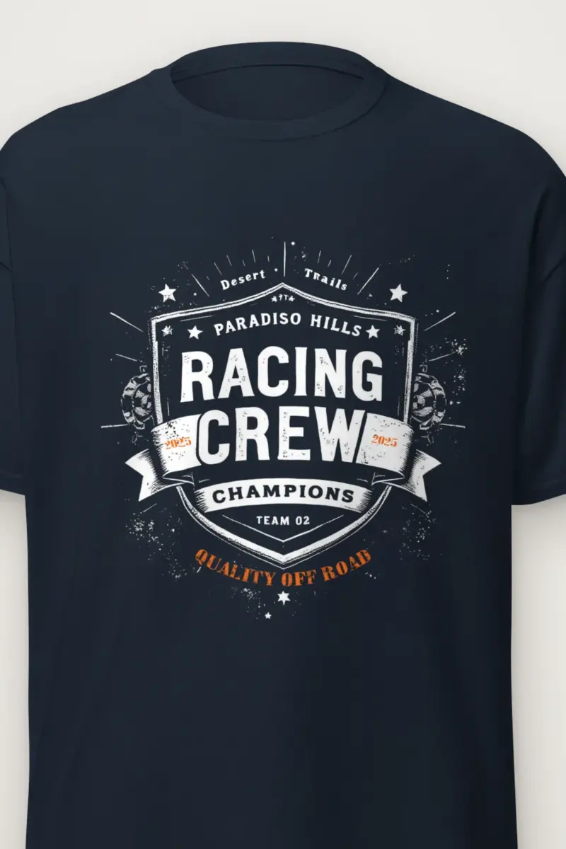 "Desert Trails Racing" Heavyweight Unisex Crewneck T-shirt