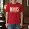 "Details Make Me Less Convincing" Heavyweight Unisex Crewneck T-shirt