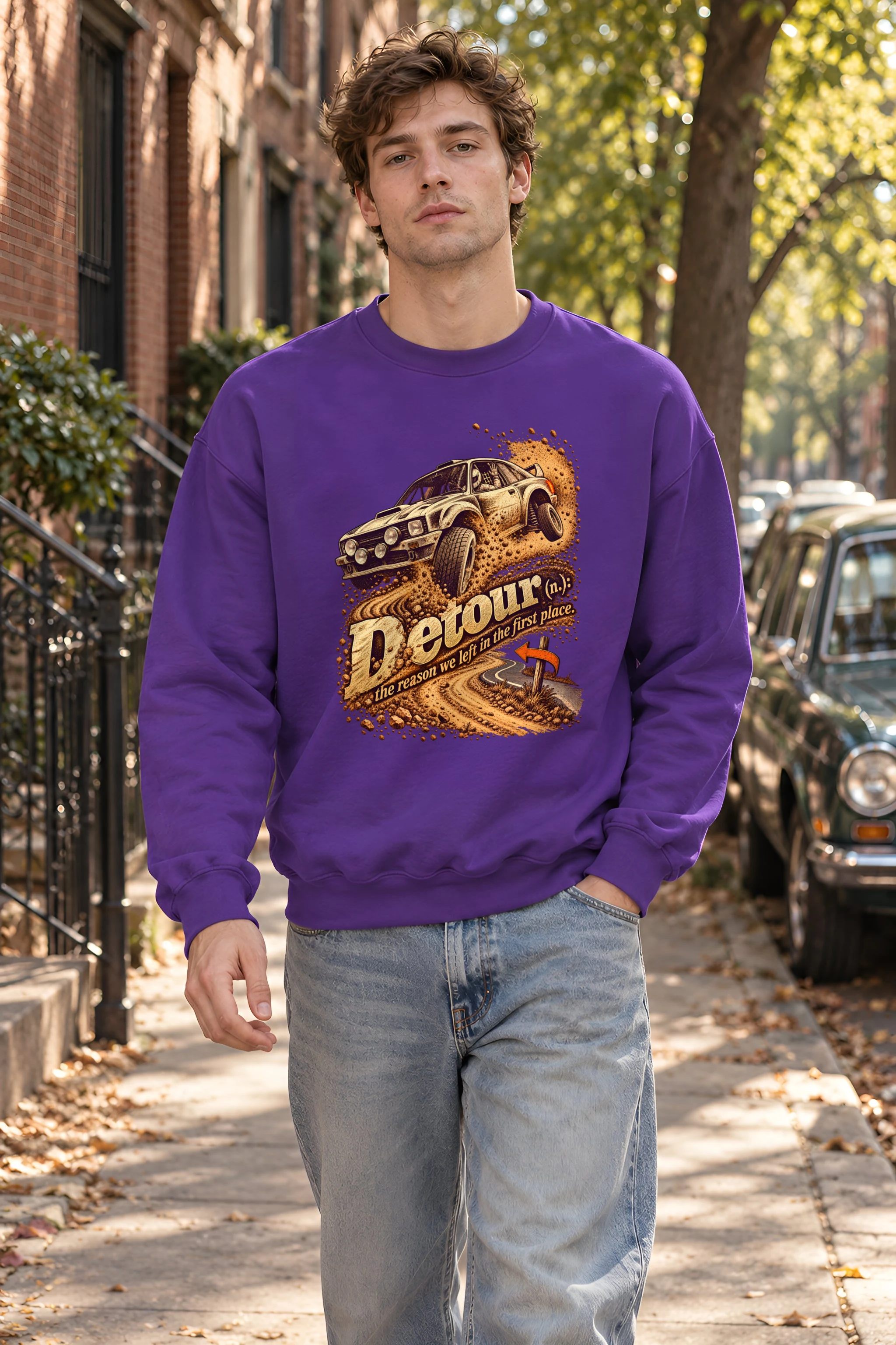 "Detour: The Reason We Left" Unisex Crewneck Sweatshirt
