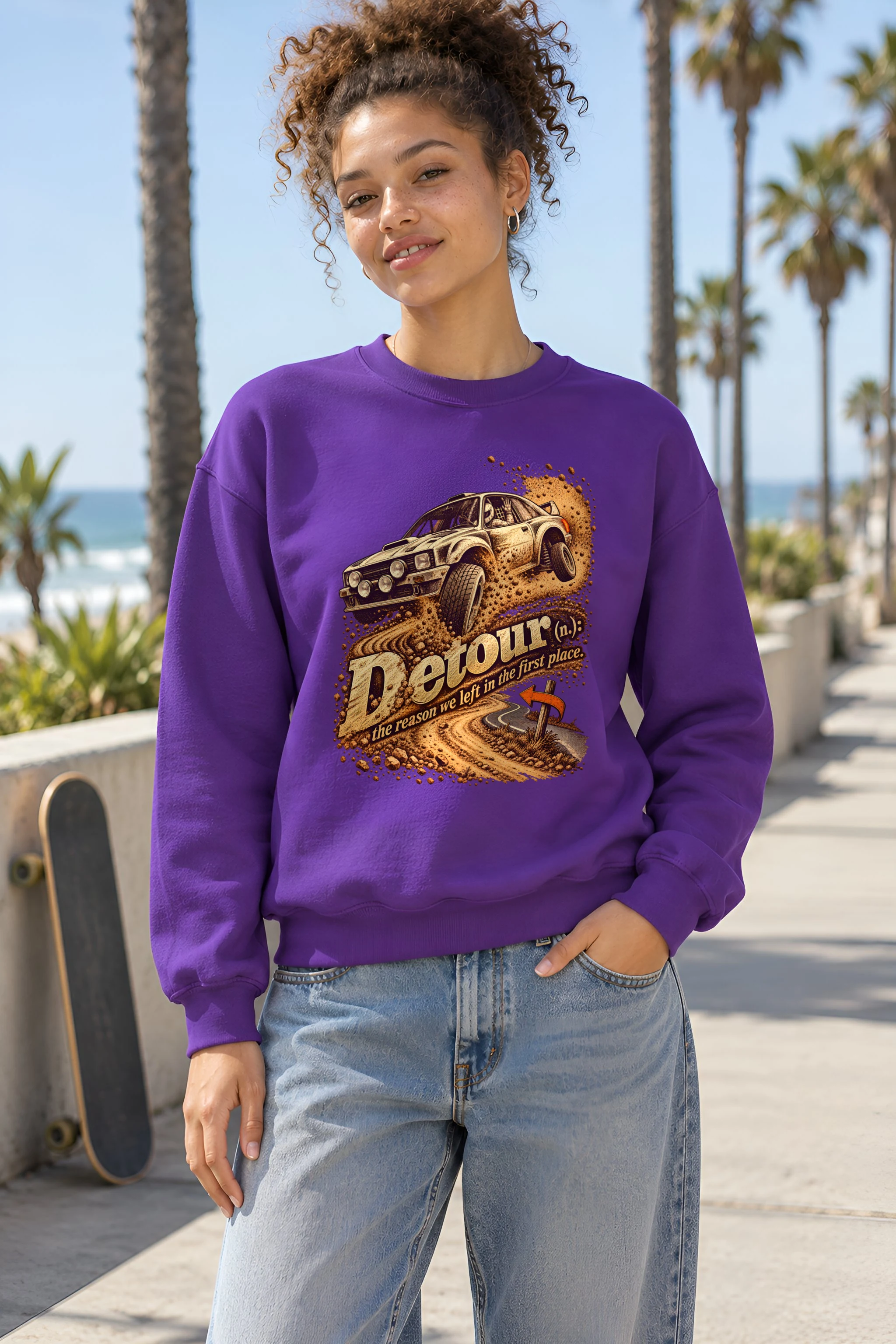 "Detour: The Reason We Left" Unisex Crewneck Sweatshirt