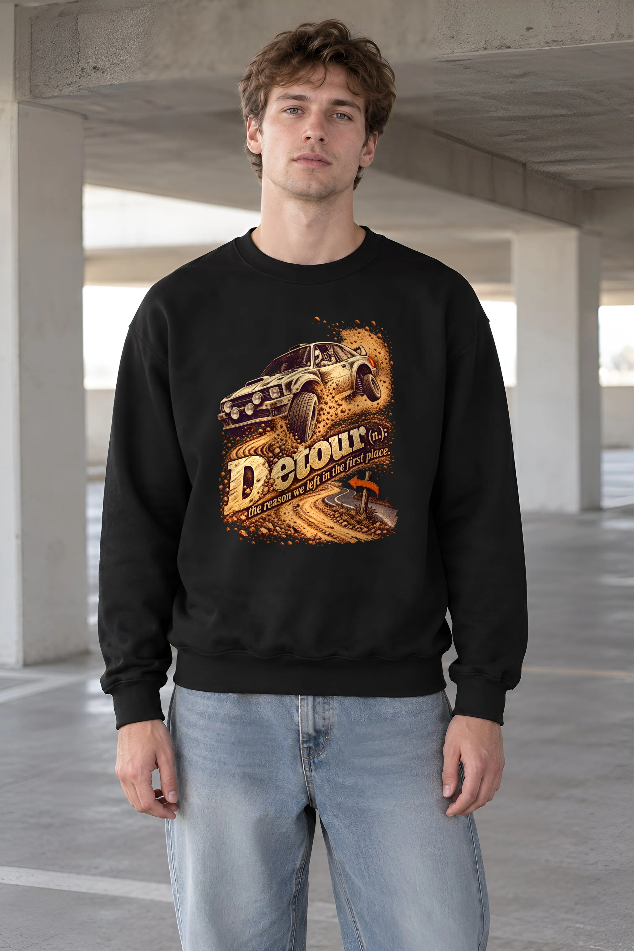 "Detour: The Reason We Left" Unisex Crewneck Sweatshirt