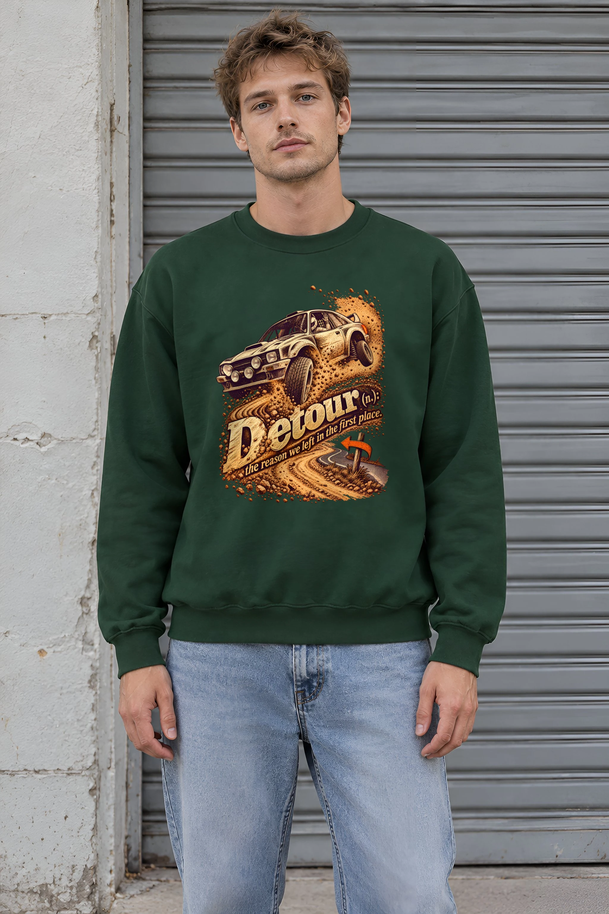 "Detour: The Reason We Left" Unisex Crewneck Sweatshirt