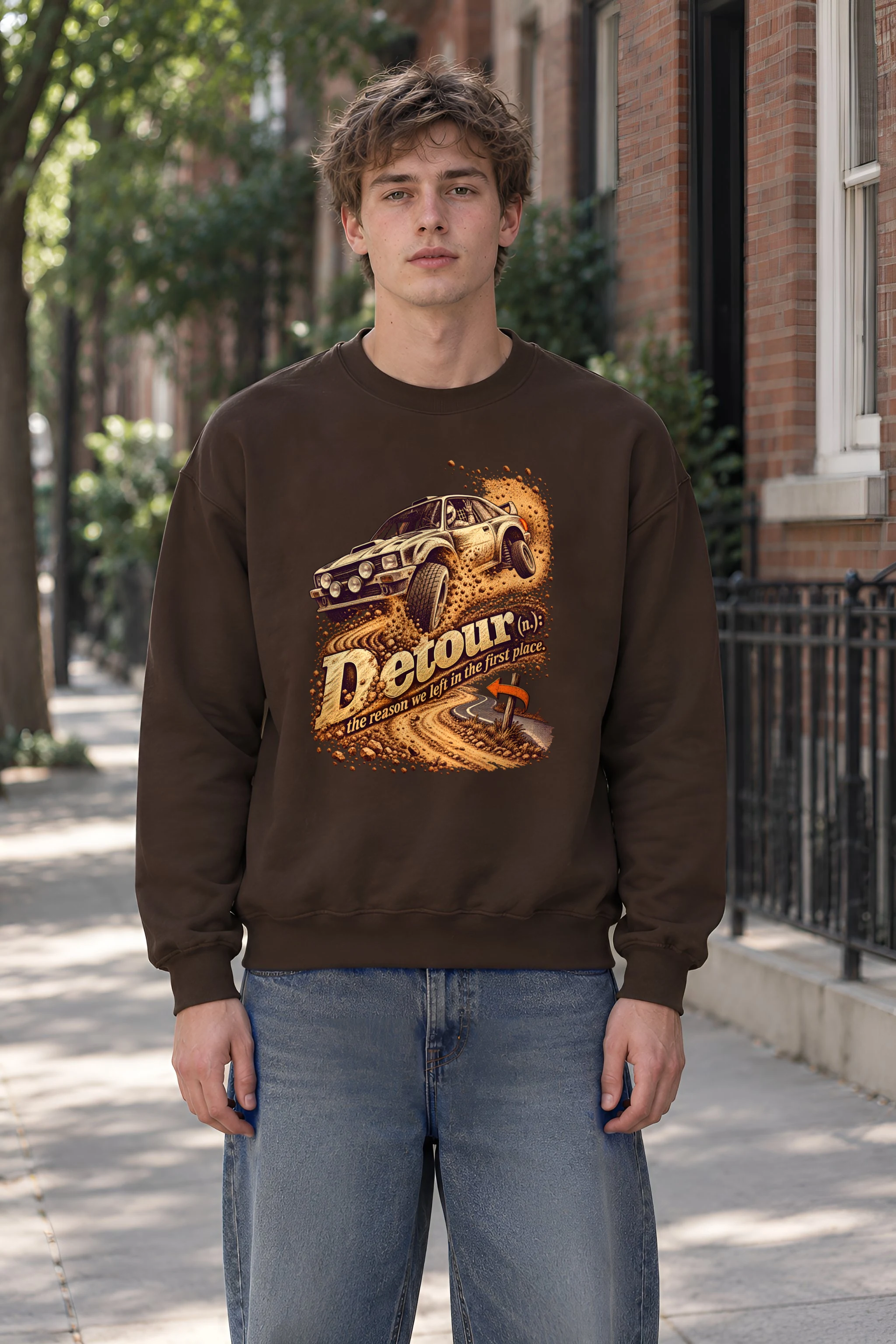 "Detour: The Reason We Left" Unisex Crewneck Sweatshirt