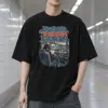 "Detour Through Fiction" Men's Oversized Heavyweight Crewneck T-Shirt