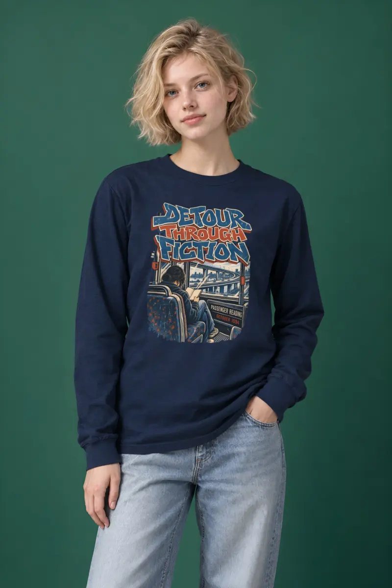 "Detour Through Fiction" Unisex Longsleeve T-shirt