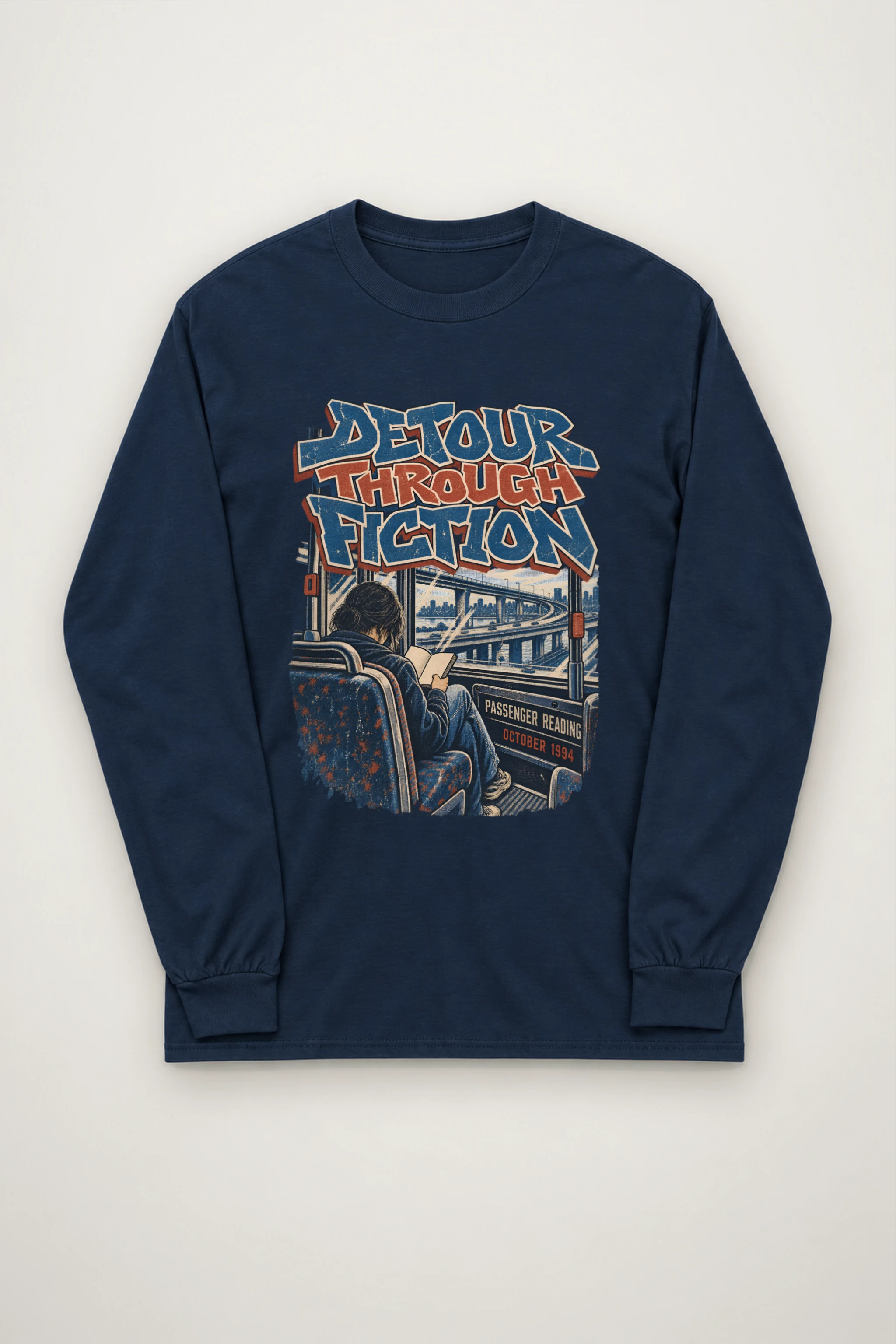 "Detour Through Fiction" Unisex Longsleeve T-shirt