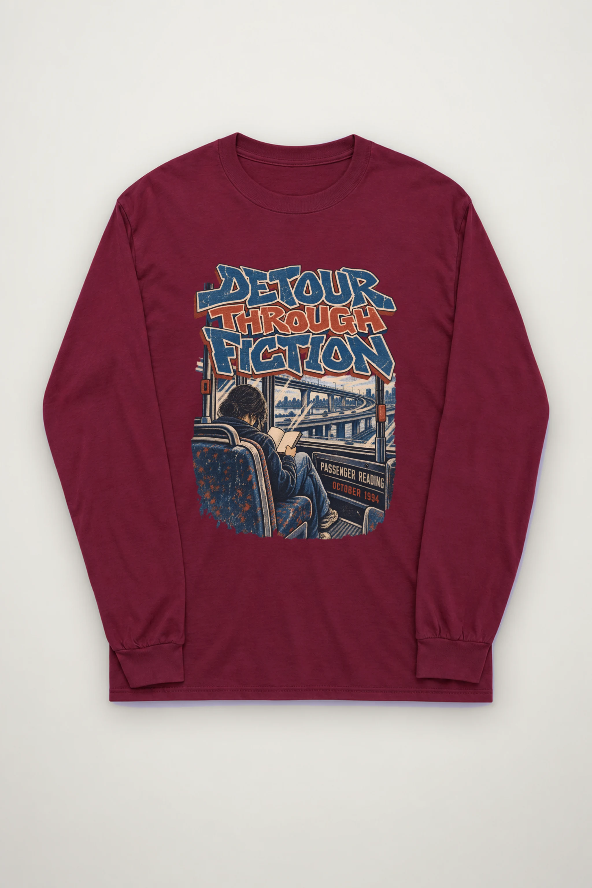 "Detour Through Fiction" Unisex Longsleeve T-shirt