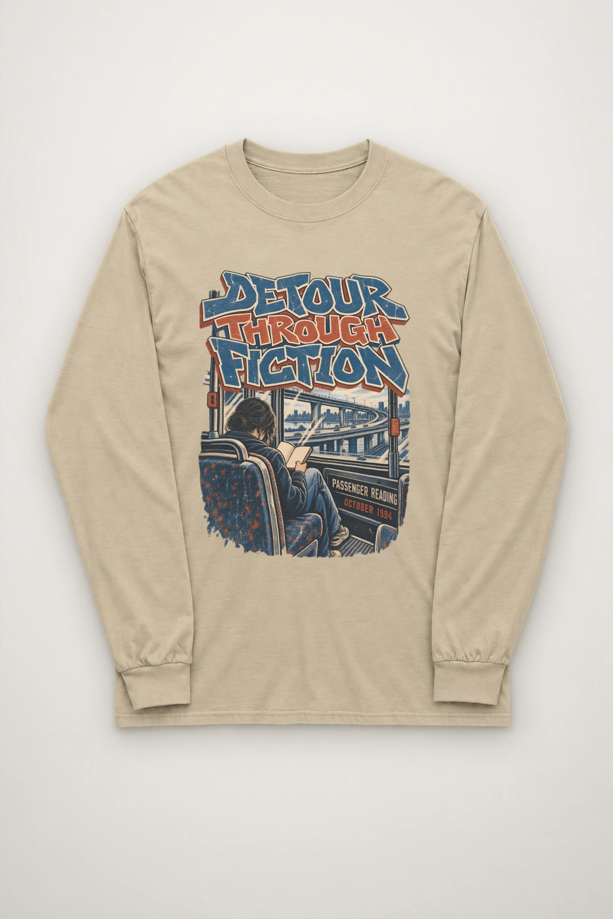 "Detour Through Fiction" Unisex Longsleeve T-shirt