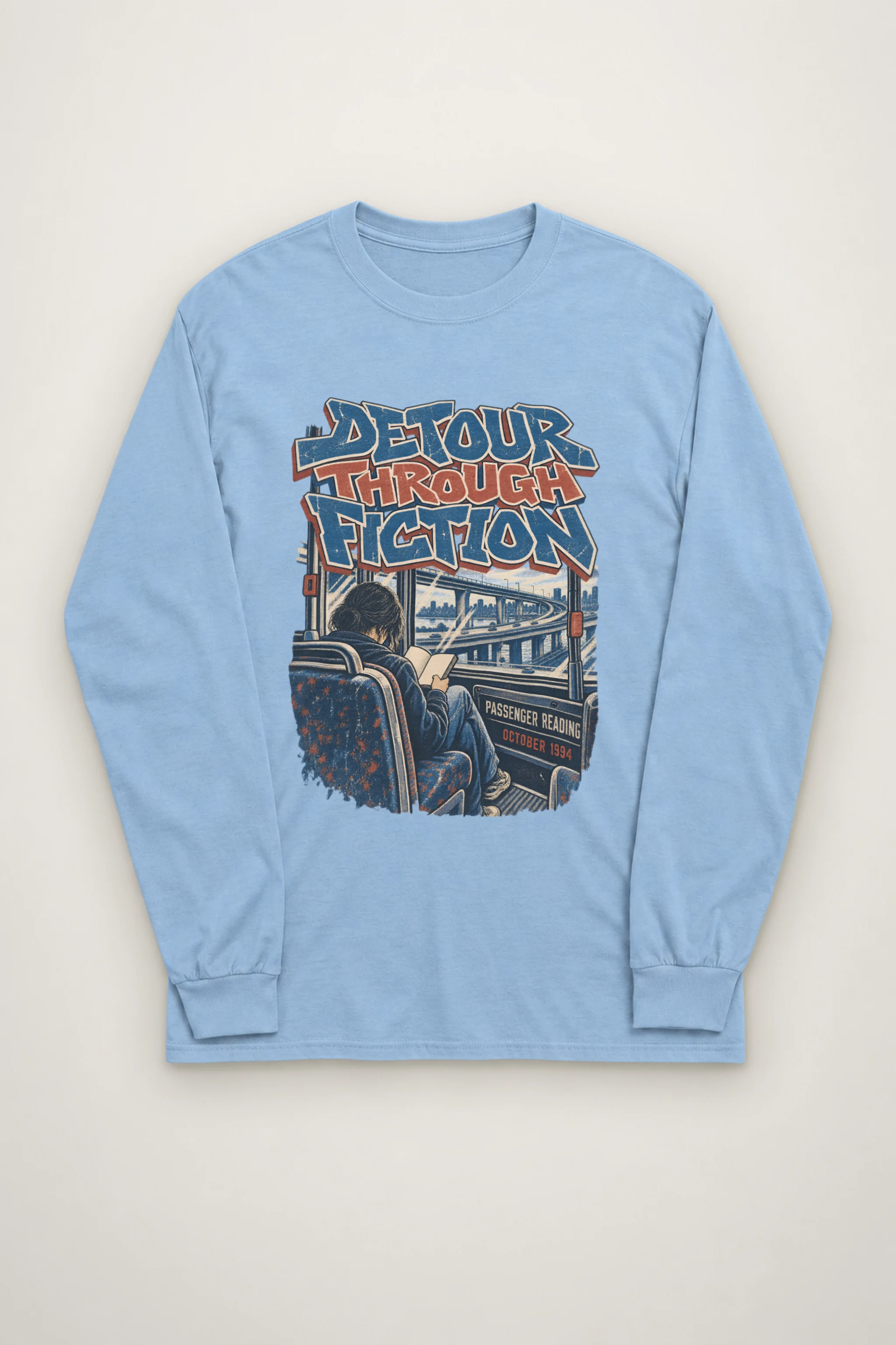 "Detour Through Fiction" Unisex Longsleeve T-shirt