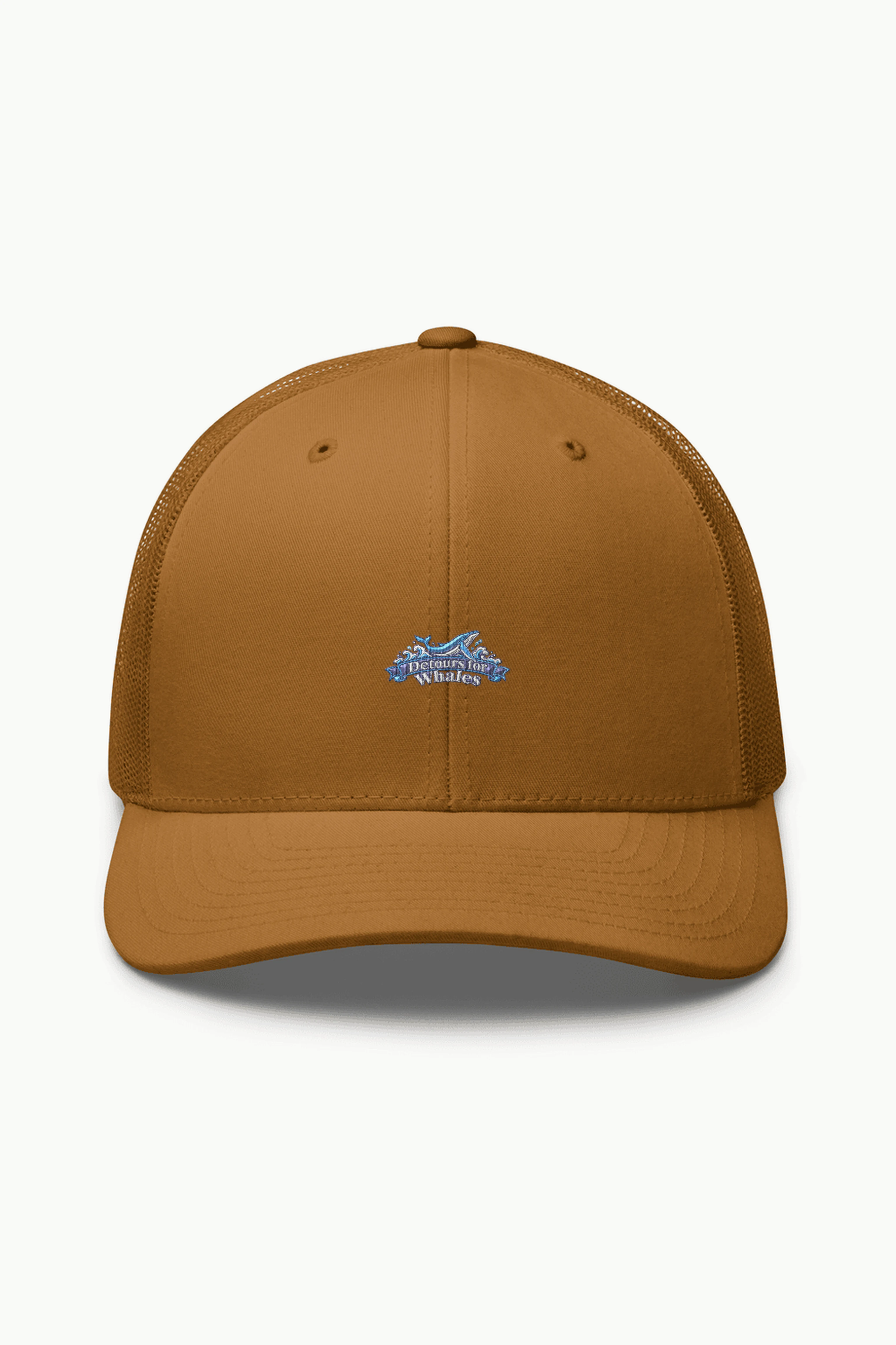 "Detours for Whales" Retro Trucker Cap · Embroidered