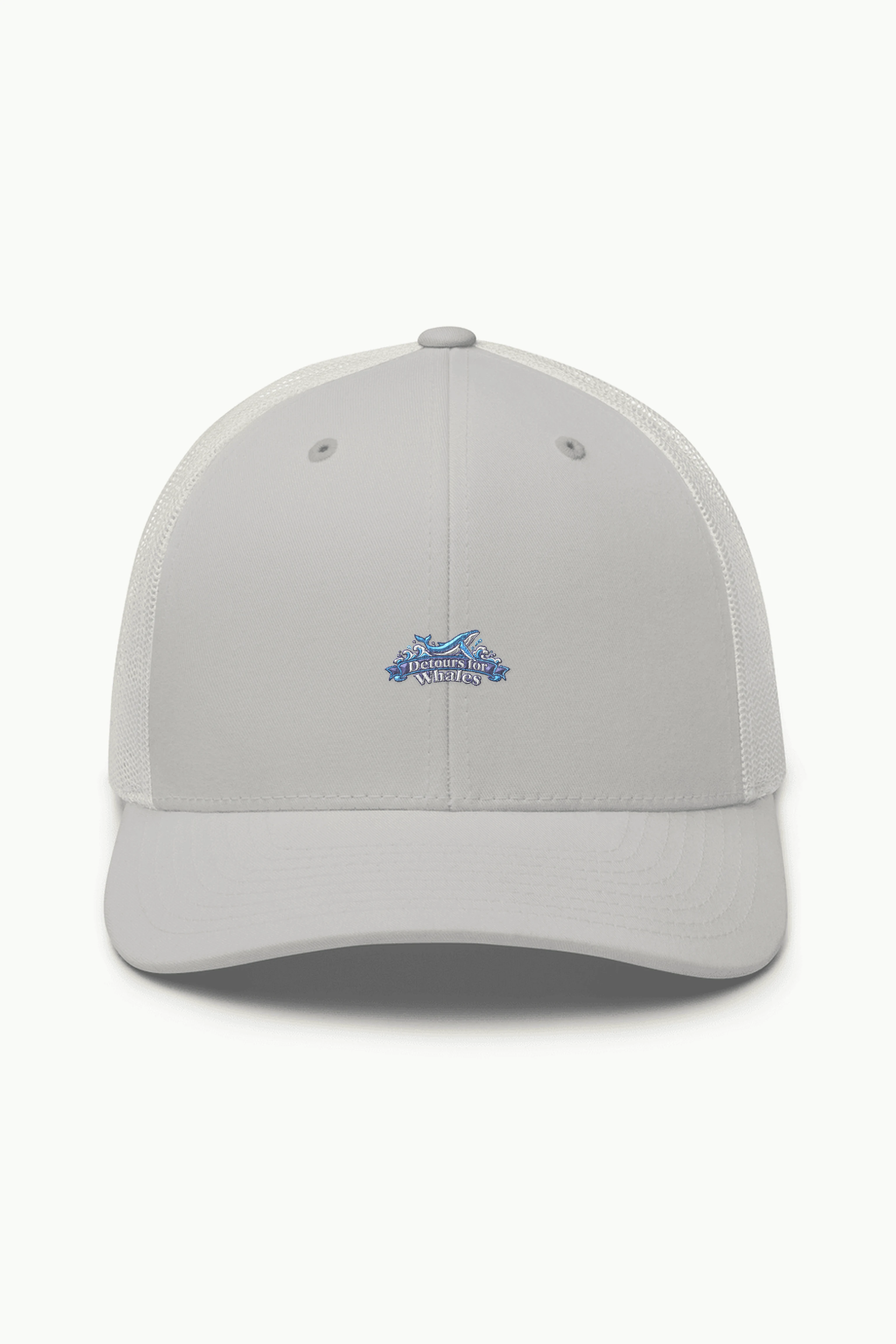 "Detours for Whales" Retro Trucker Cap · Embroidered