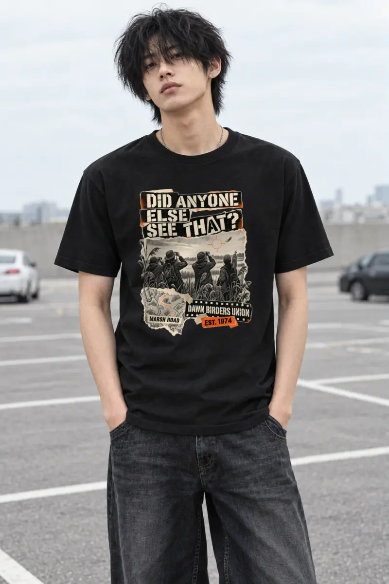 “Did Anyone Else See That?” Heavyweight Unisex Crewneck T-shirt