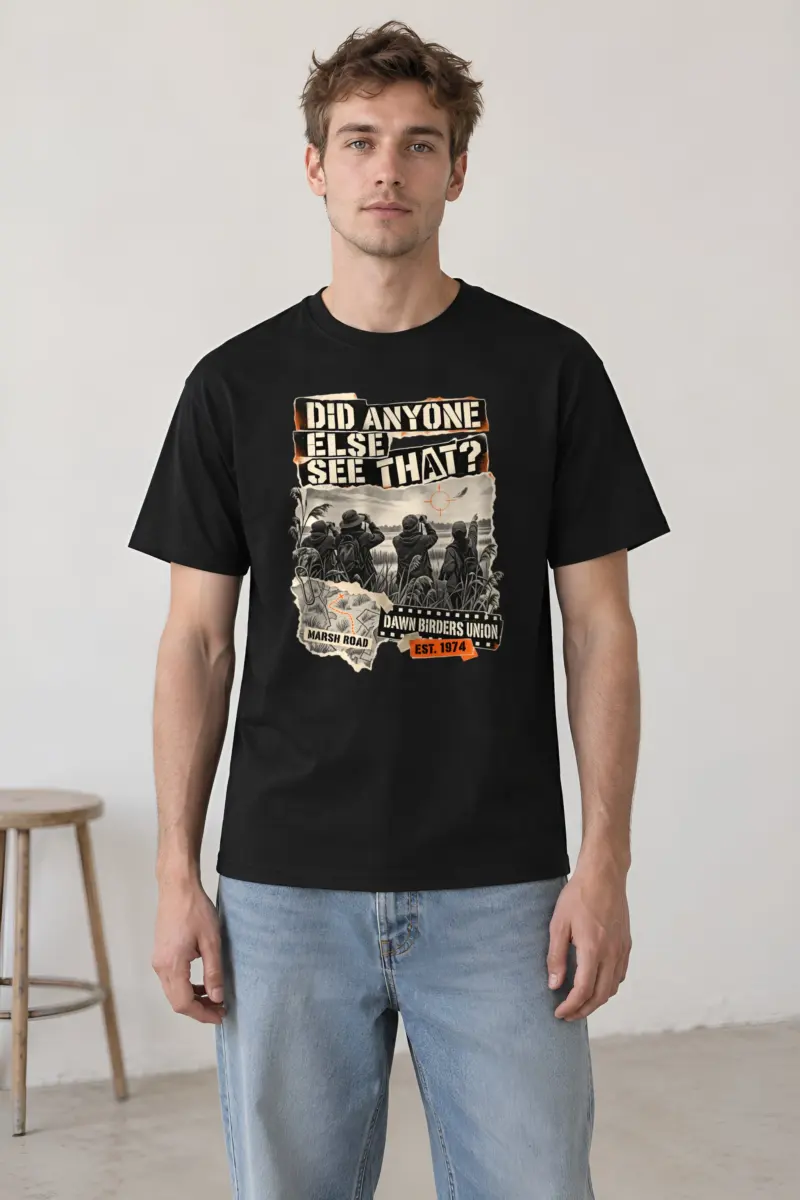 "Did Anyone Else See That?" Heavyweight Unisex Crewneck T-shirt