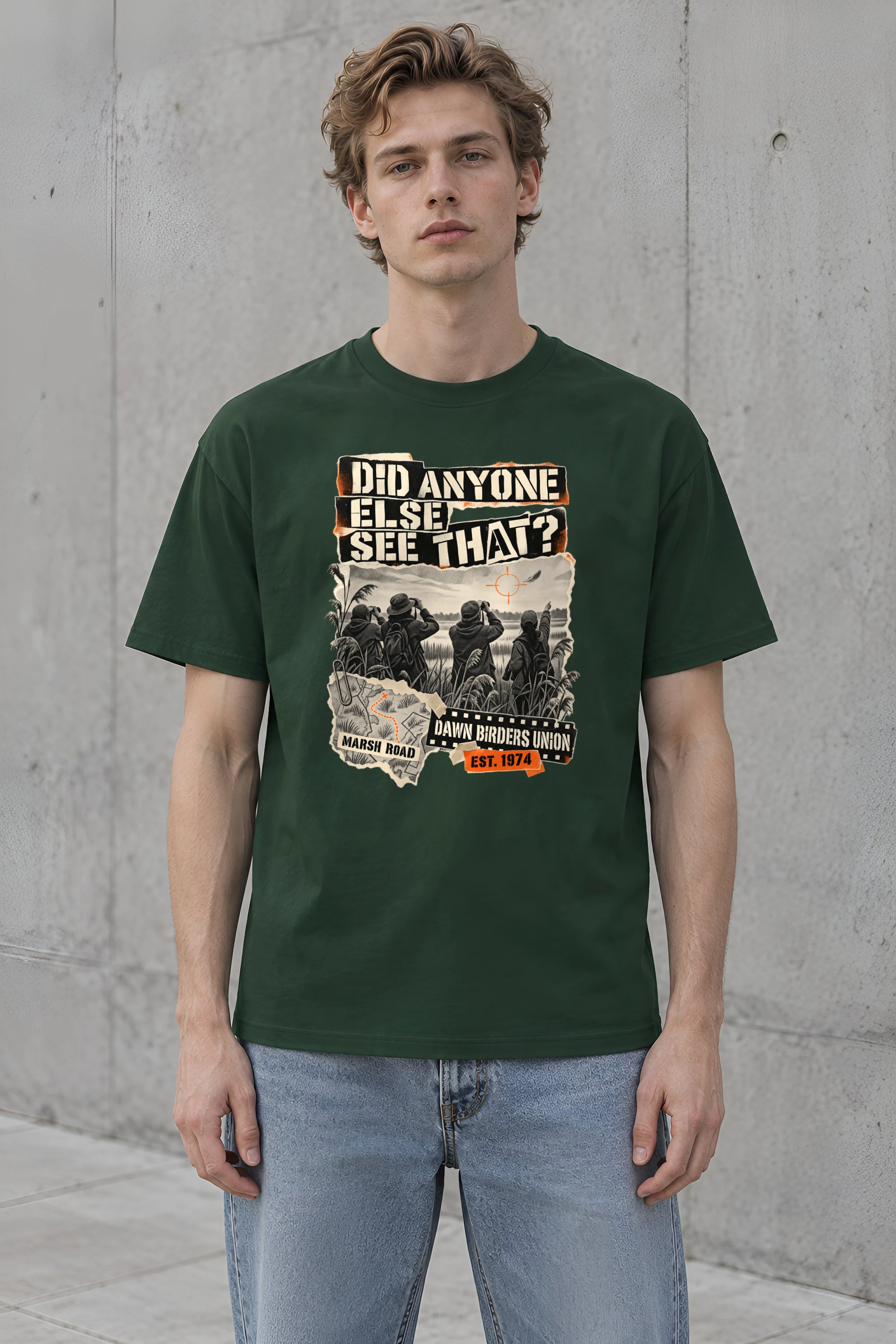 "Did Anyone Else See That?" Heavyweight Unisex Crewneck T-shirt
