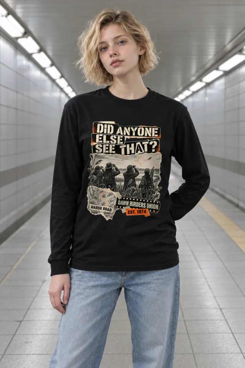 "Did Anyone Else See That?" Unisex Longsleeve T-shirt