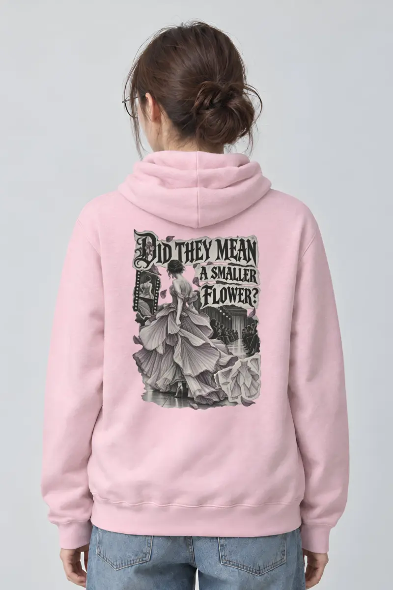 “Did They Mean a Smaller Flower?” Heavy Blend Unisex Pullover Hoodie
