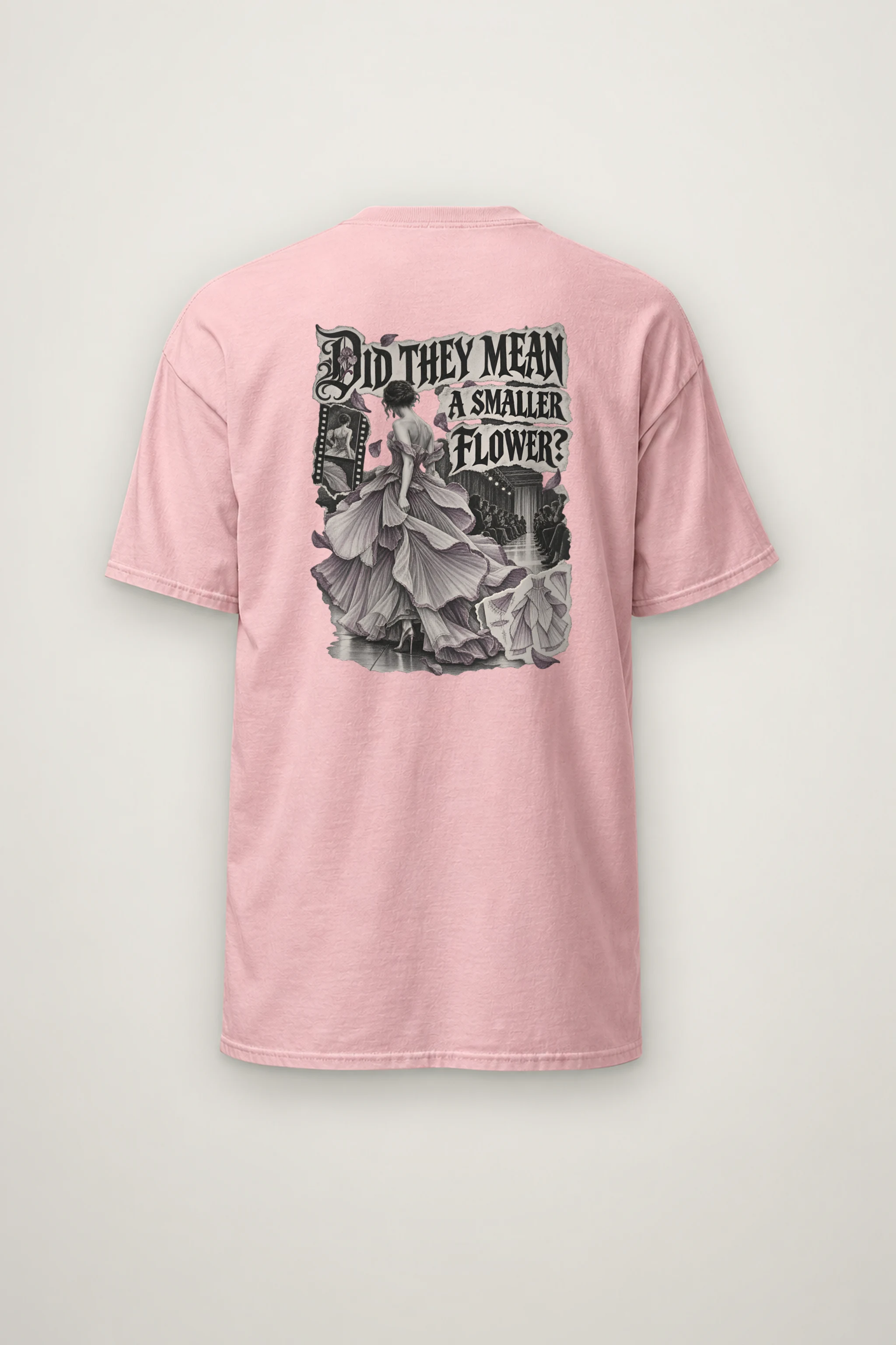 "Did They Mean a Smaller Flower?" Heavyweight Unisex Crewneck T-shirt