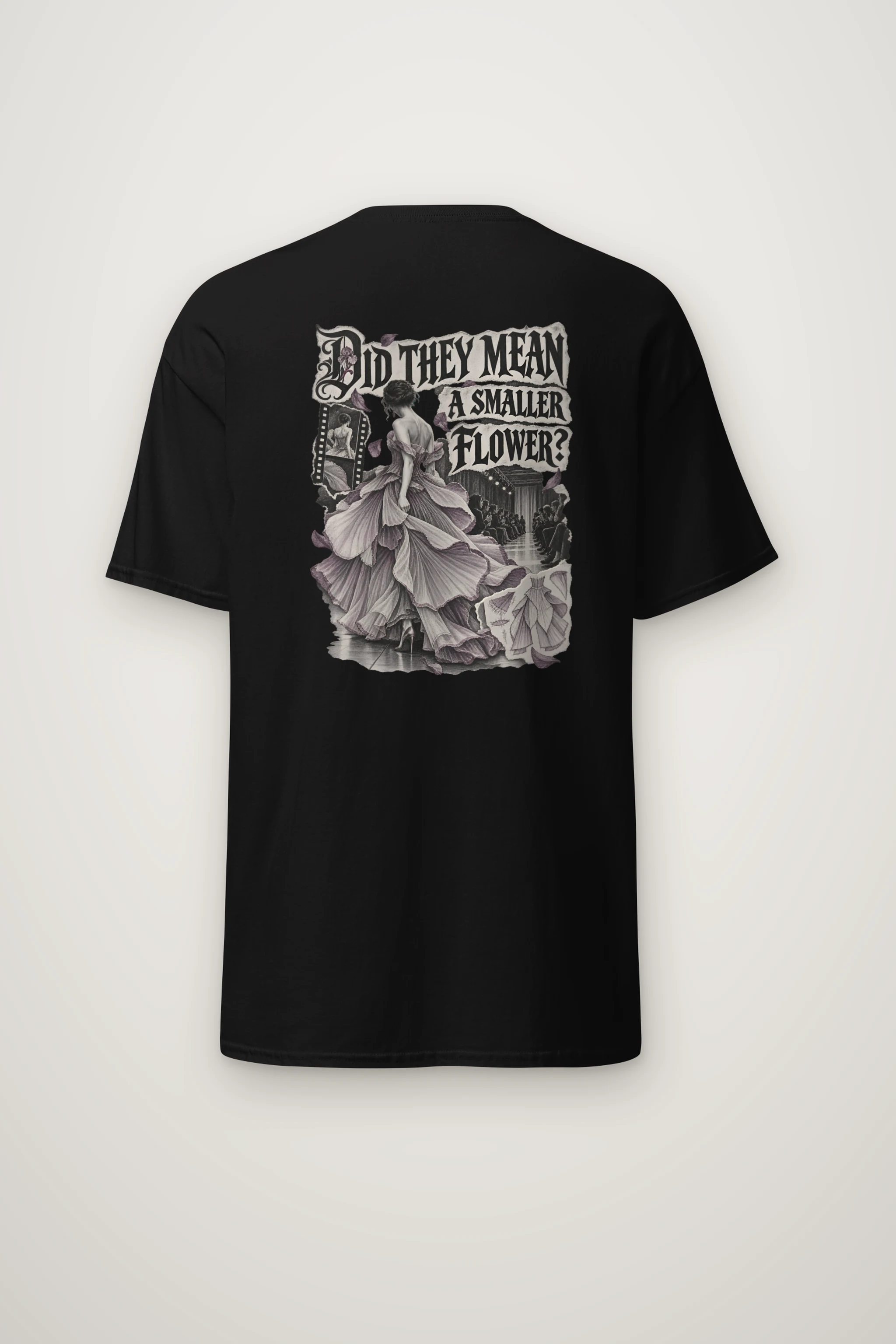 "Did They Mean a Smaller Flower?" Heavyweight Unisex Crewneck T-shirt