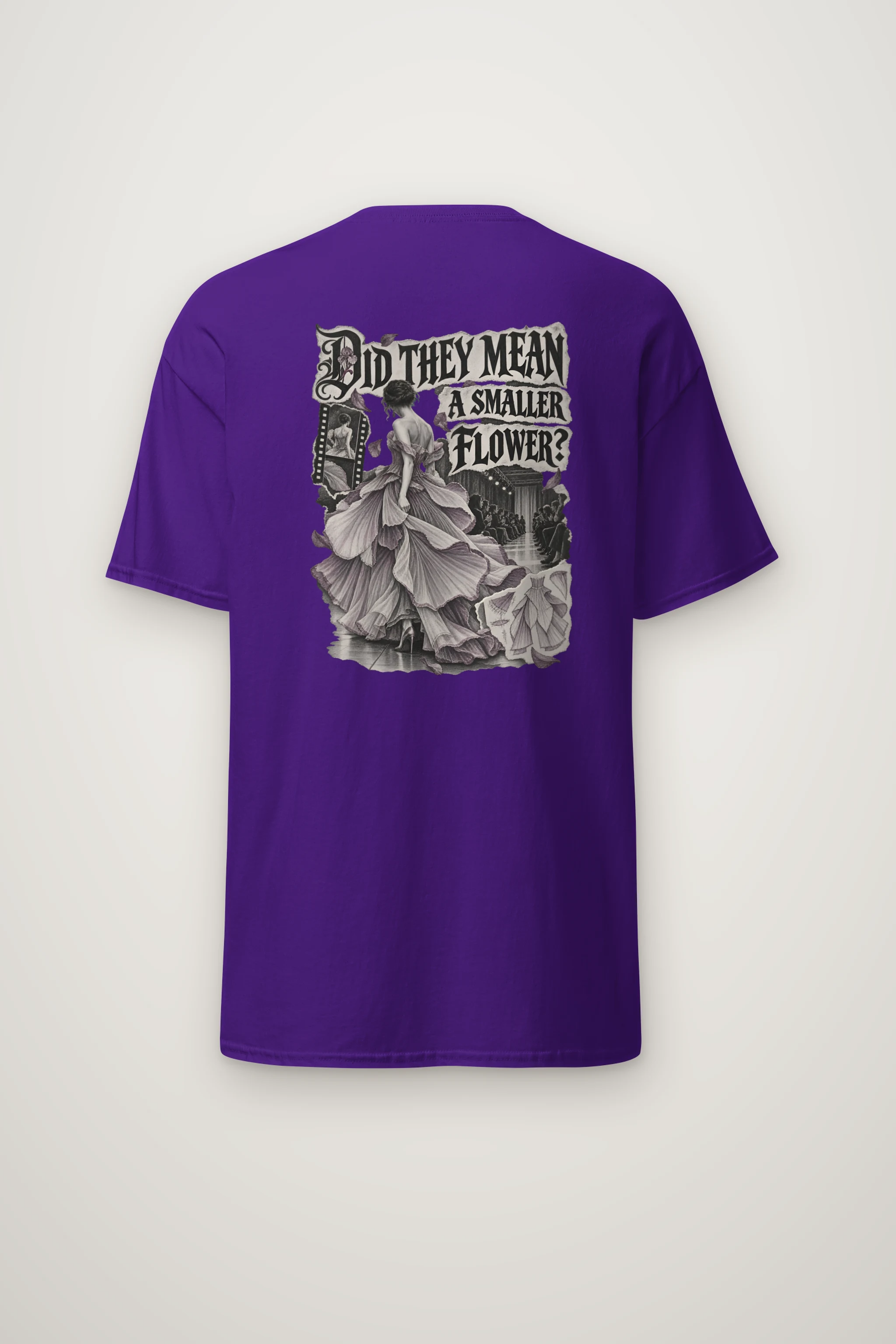 "Did They Mean a Smaller Flower?" Heavyweight Unisex Crewneck T-shirt