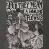 "Did They Mean a Smaller Flower?" Men's Oversized Heavyweight Crewneck T-Shirt
